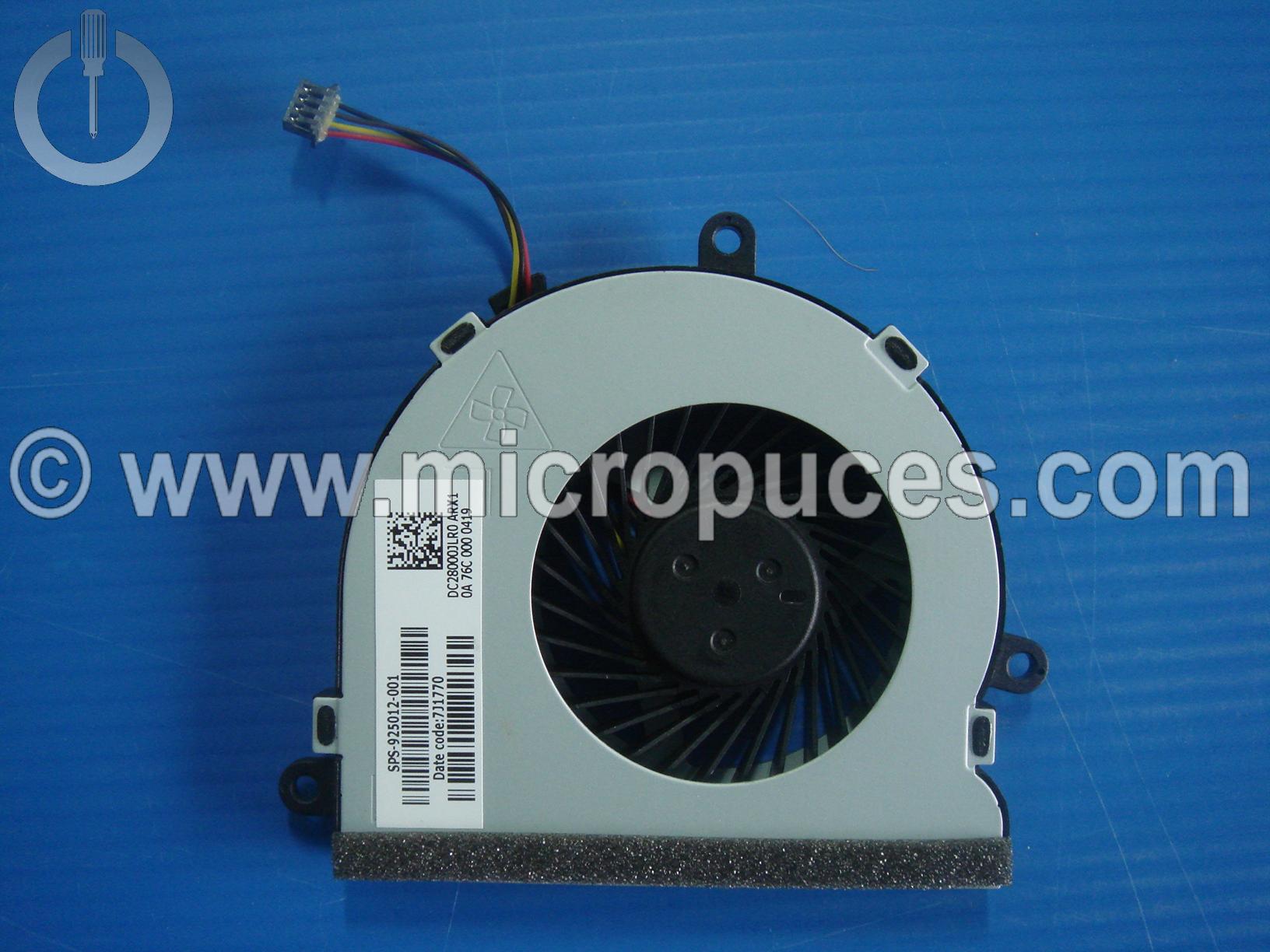 Ventilateur pour HP Pavillion 15-bs 250 G6