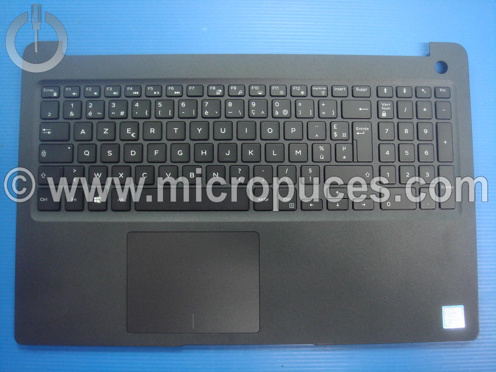 Clavier AZERTY + plasturgie du dessus pour DELL G3 17 3500 non rtro clair