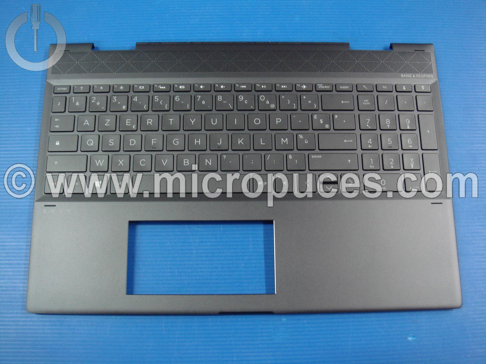 Clavier + plasturgie noire pour HP Envy 15-CN