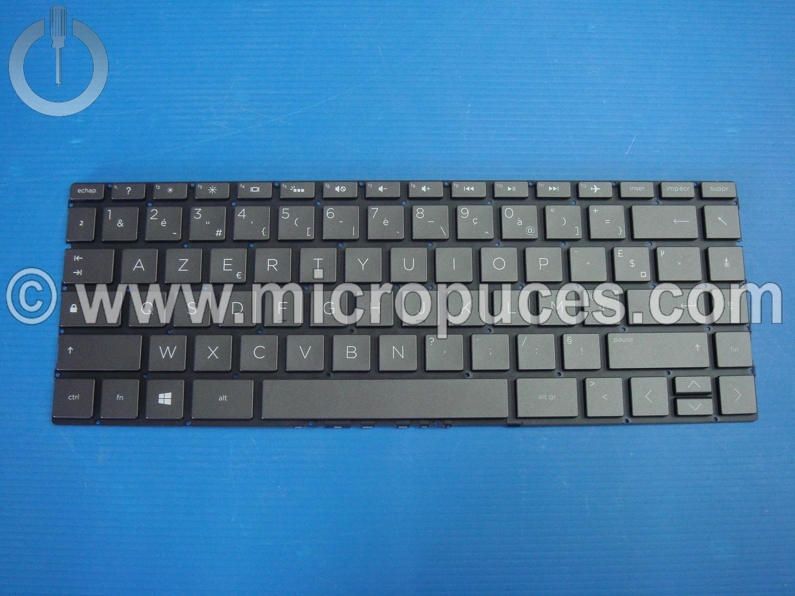 Clavier AZERTY pour HP Pavilion 13-ah 13-an silver