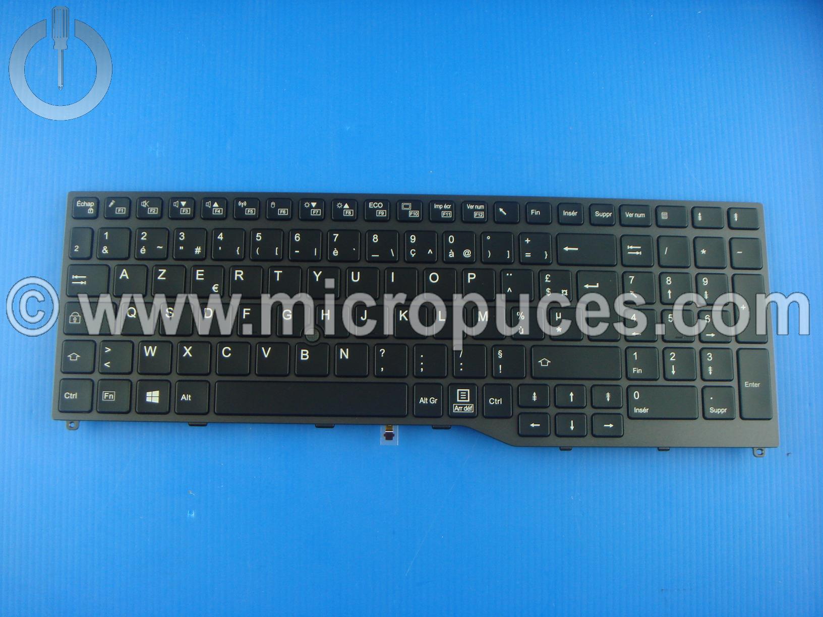 Clavier AZERTY pour Fujitsu Lifebook U7510