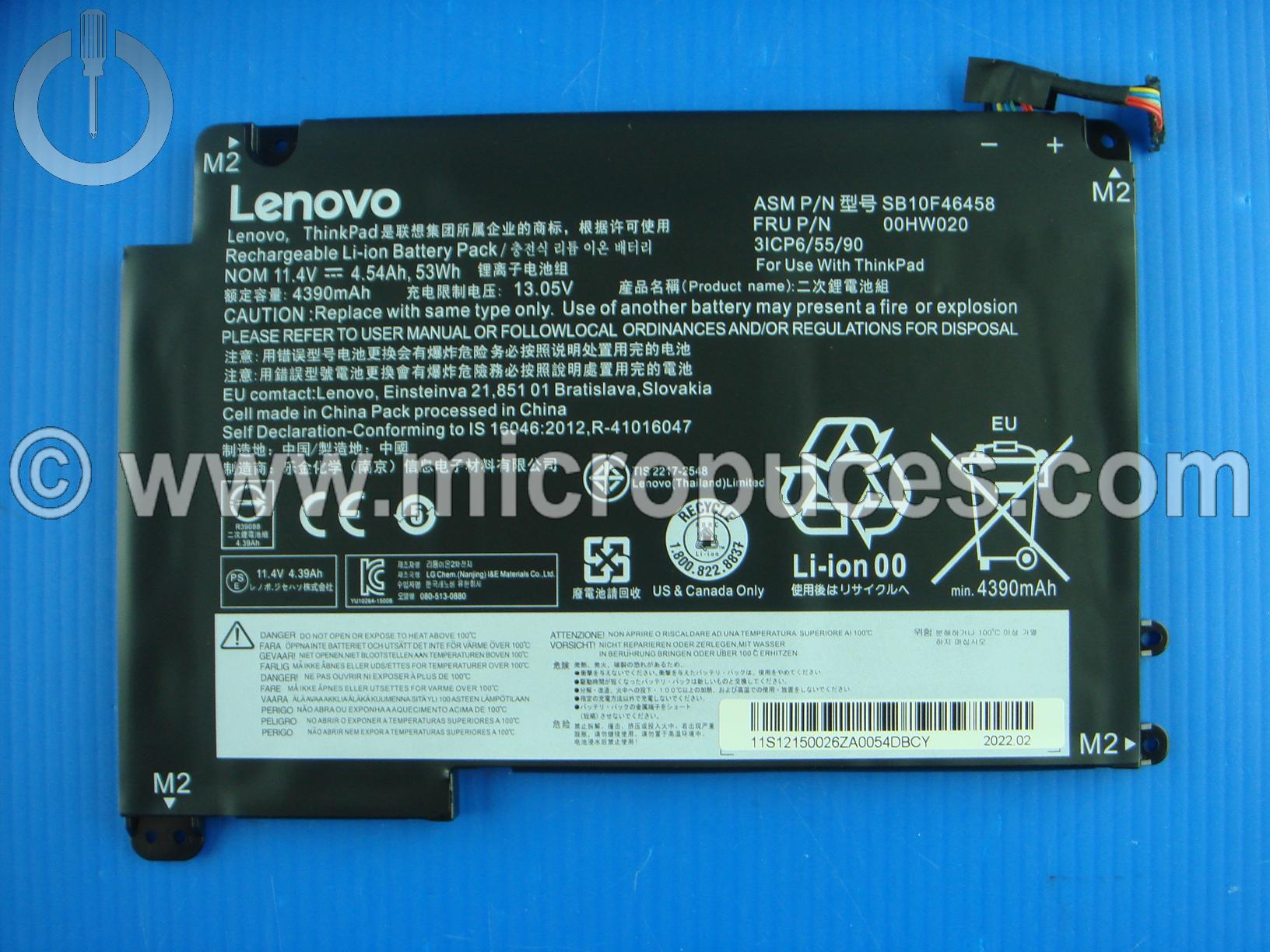 Batterie Lenovo pour Yoga 460