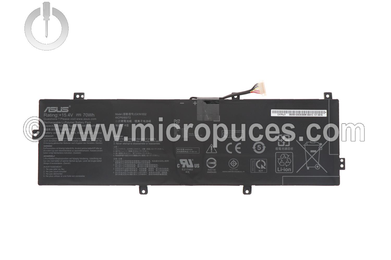 Batterie pour ASUS P3540