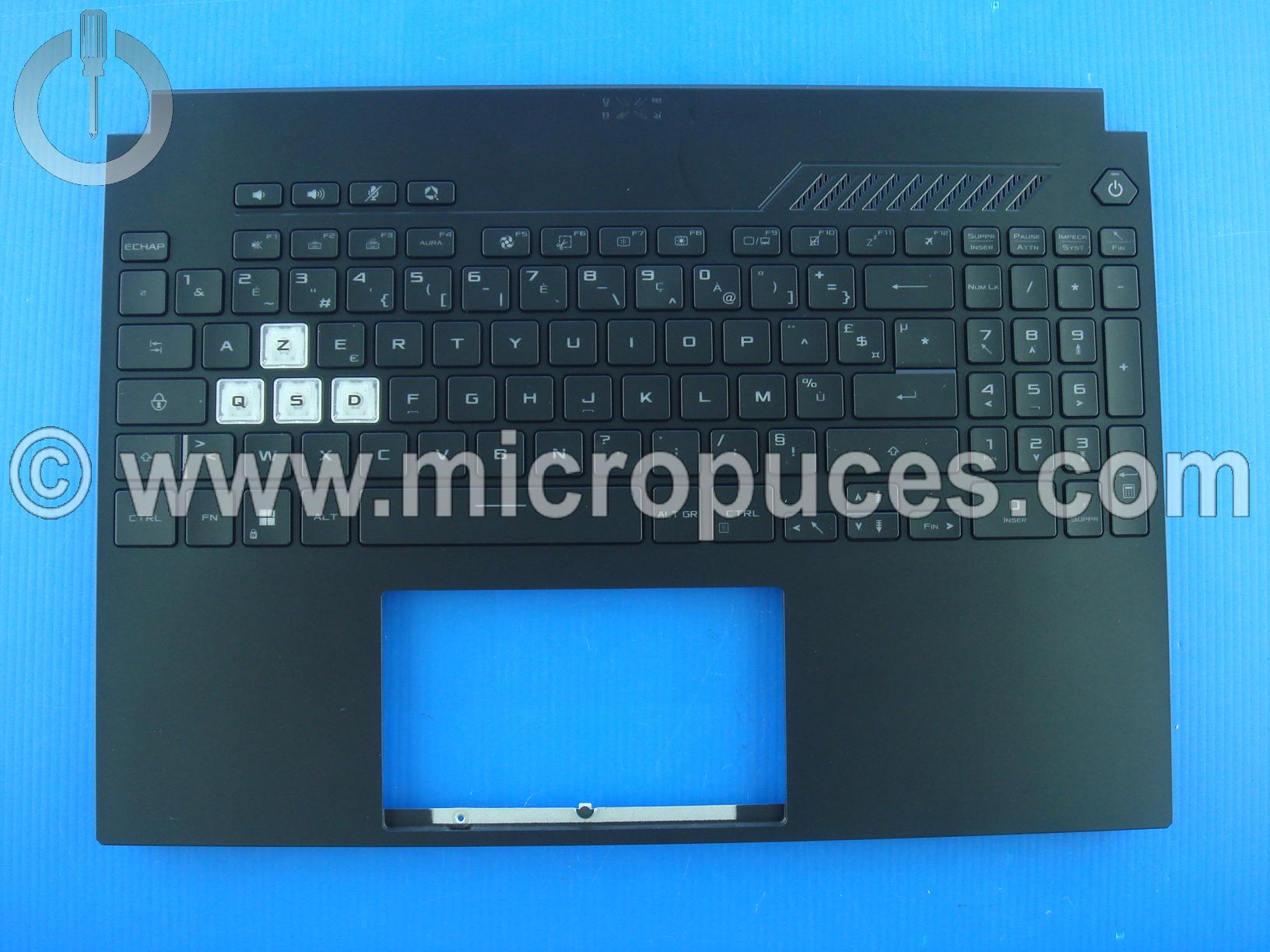 Clavier AZERTY + plasturgie pour Asus FX517ZR