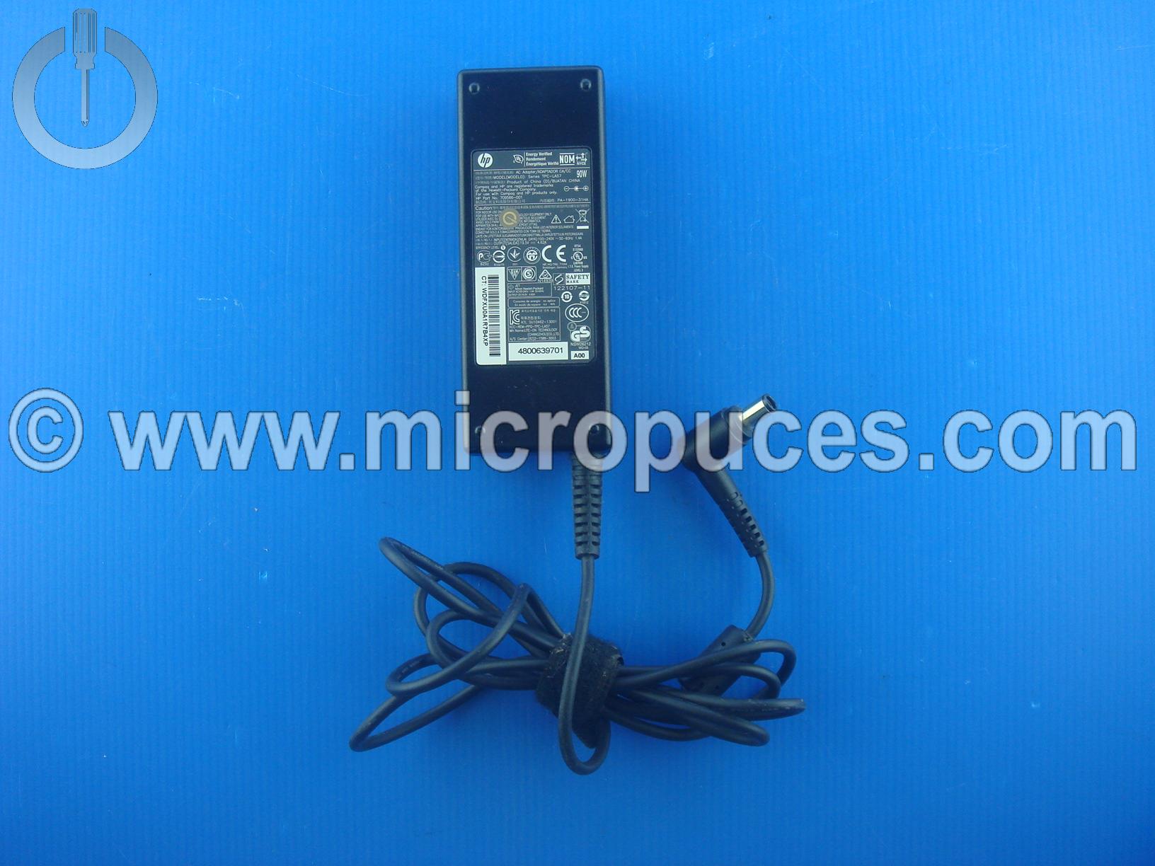 Chargeur Alimentation 19.5V 2.31A pour HP