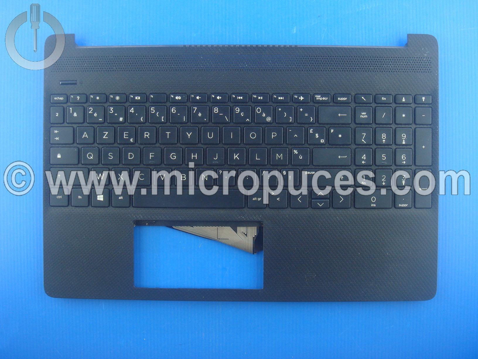 Clavier + plasturgie noire AZERTY pour HP Pavilion 15S-EQ