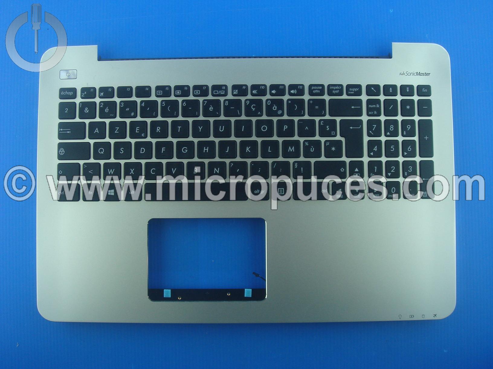 Clavier silver pour ASUS F555L X555L