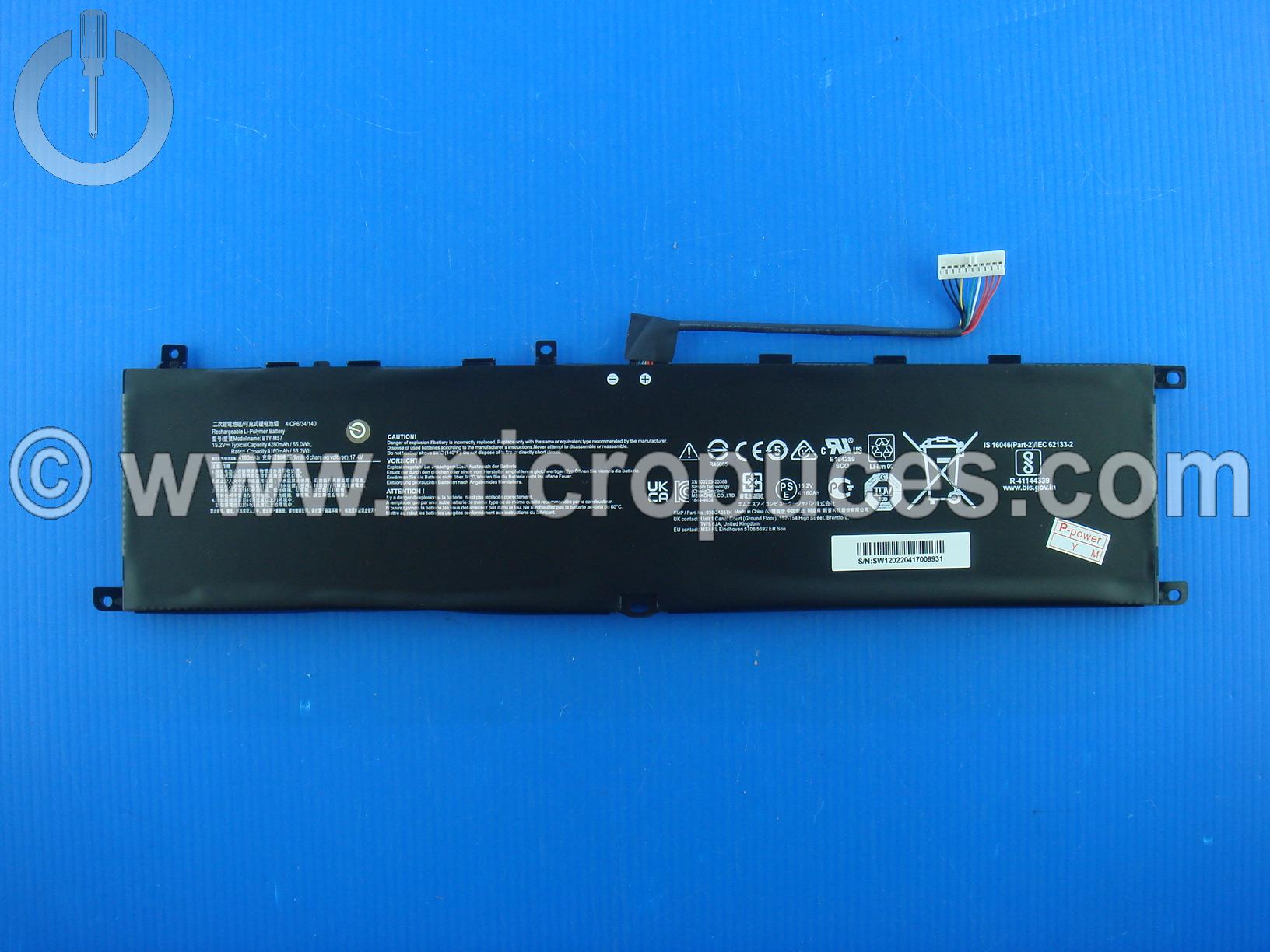 Batterie pour MSI GP76