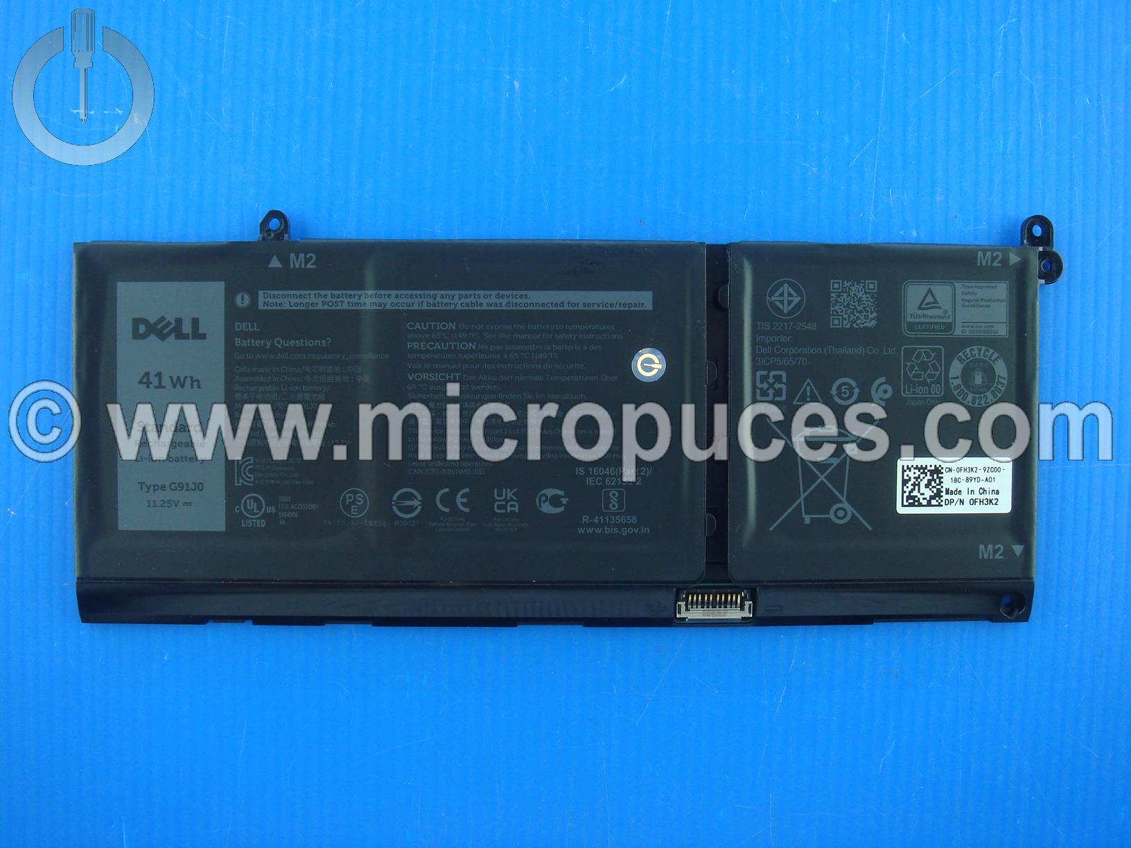 Batterie pour DELL Latitude 3320