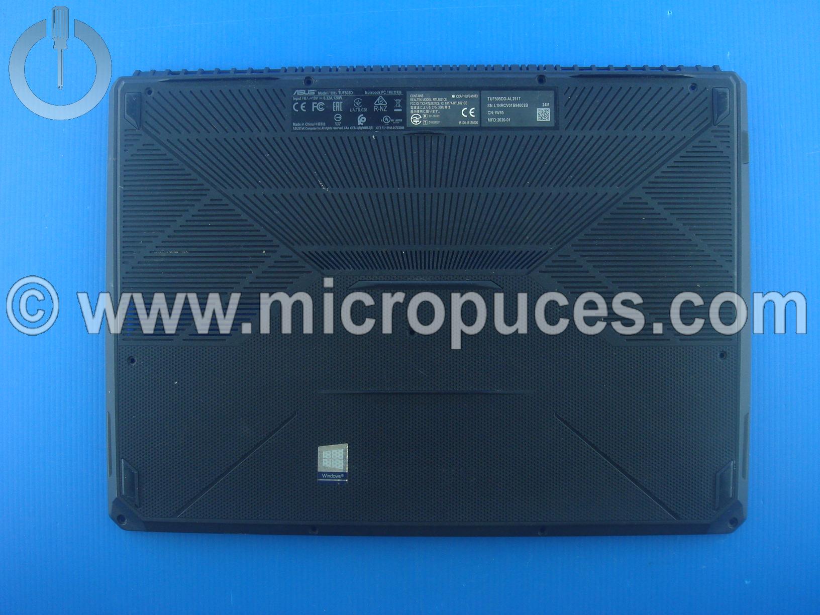 Plasturgie de dessous pour Asus FX505, TUF505