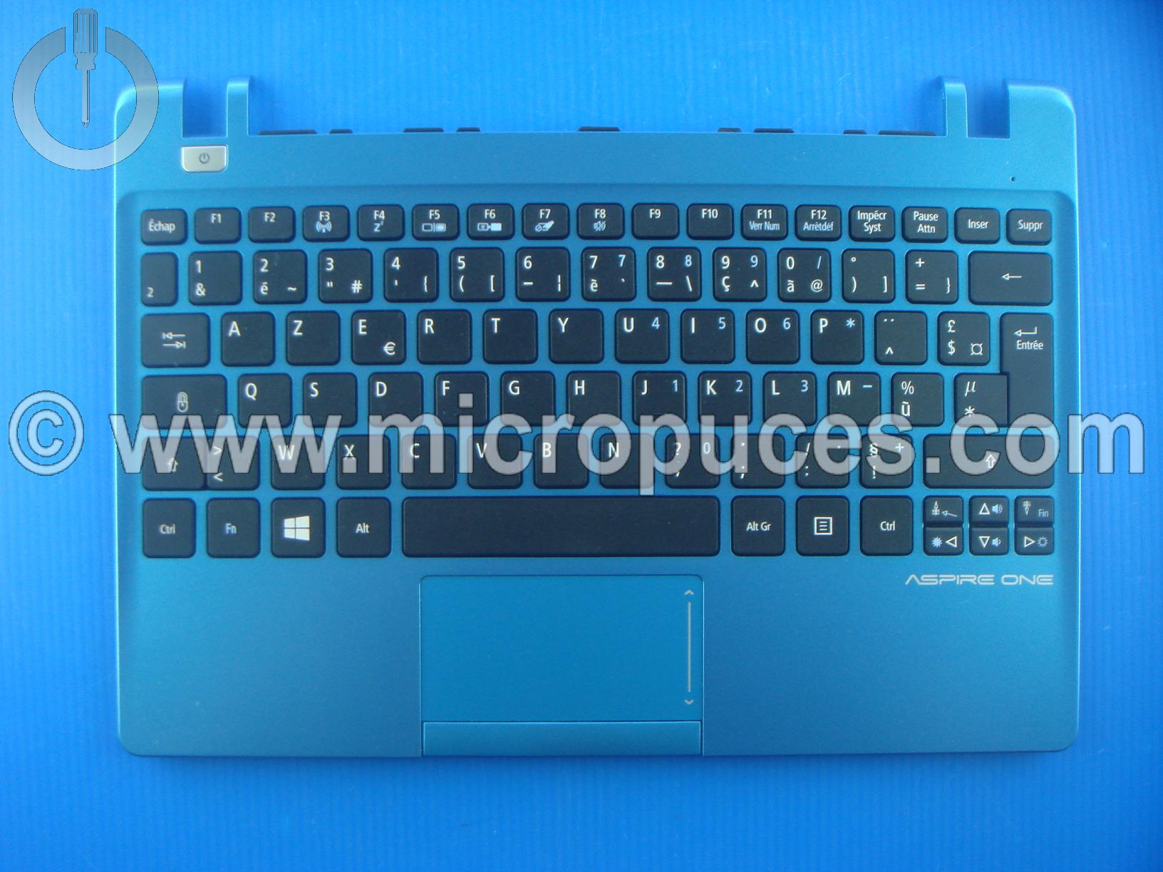 Clavier + plasturgie bleue pour ACER Aspire One 725