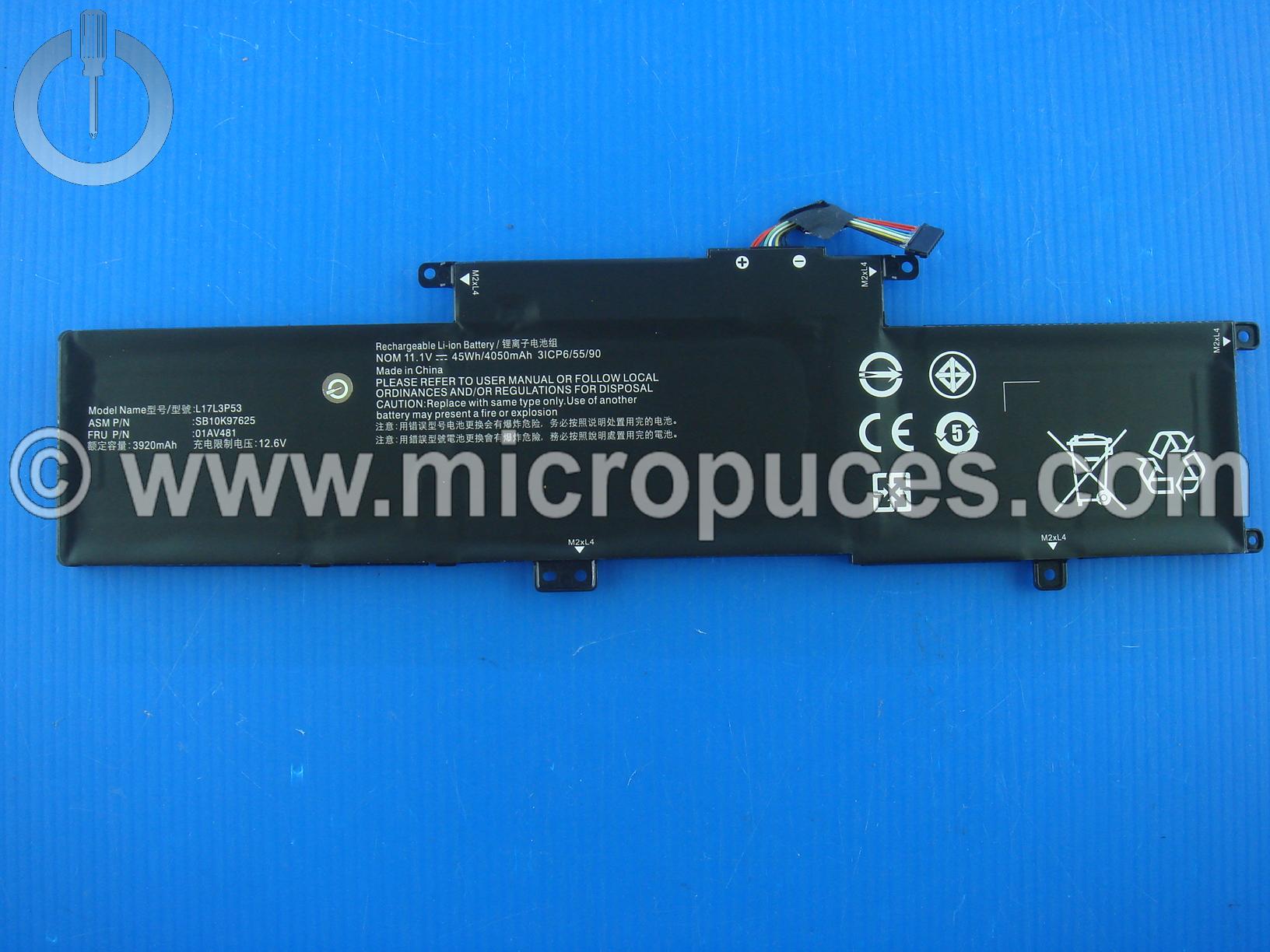 Batterie de remplacement pour Lenovo ThinkPad L380 Yoga