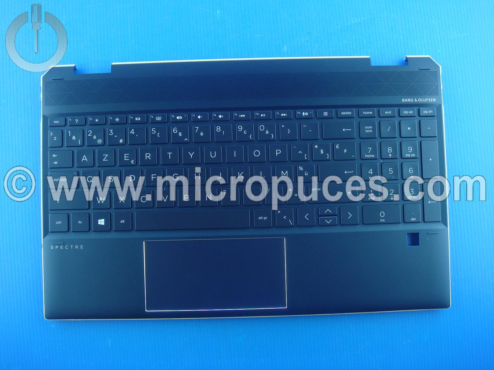 Clavier + plasturgie de dessus pour HP Spectre X360 15-EB ( Belge )