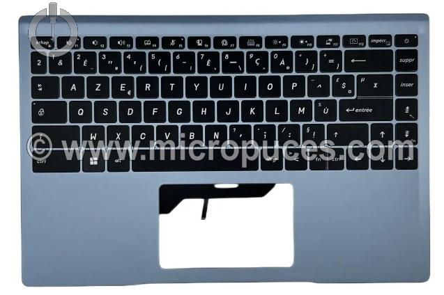 Clavier + plasturgie du dessus pour MSI Modern 14 bleu ciel