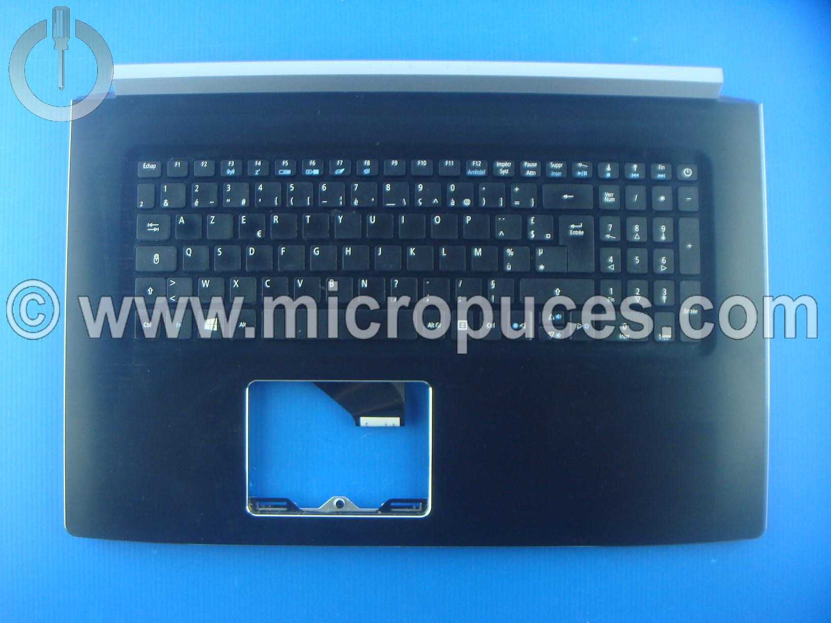 Clavier AZERTY + plasturgie de dessus pour ACER Aspire A517-51