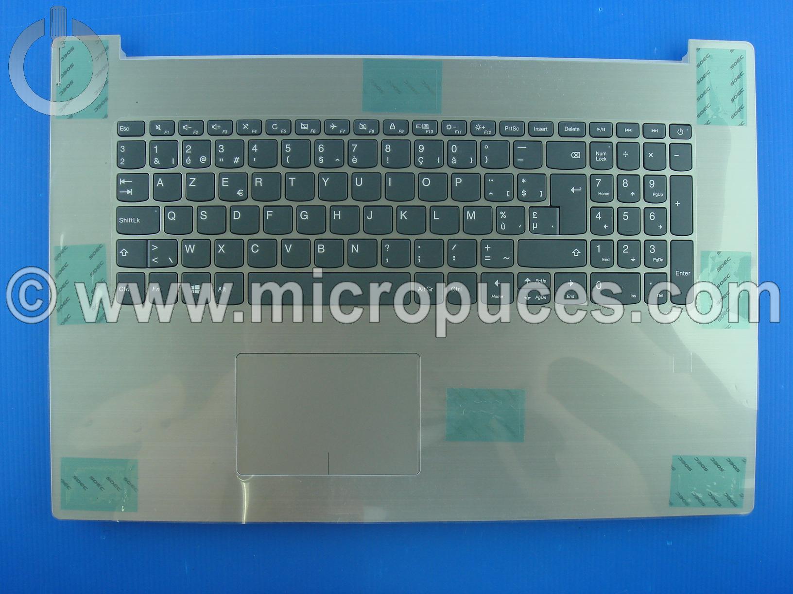 Clavier + plasturgie de dessus pour IdeaPad 330-17 (Silver) Belge