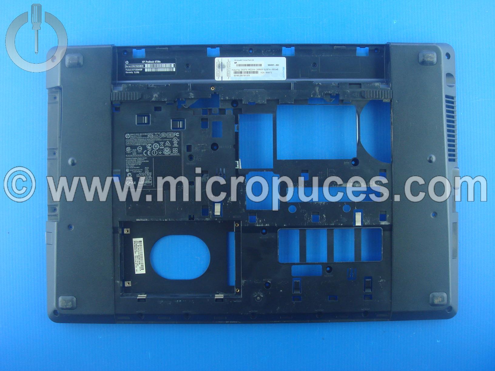 Plasturgie de dessous pour HP Probook 4730S