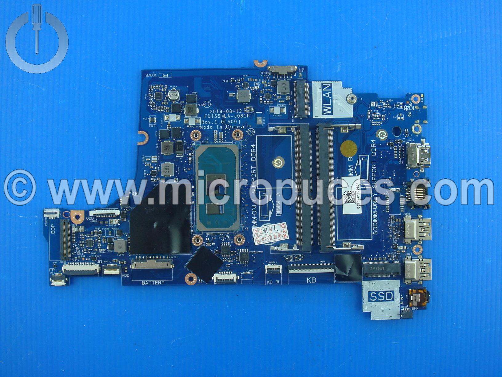 Carte mre I3-1005G1 pour Dell Inspiron 17 3793