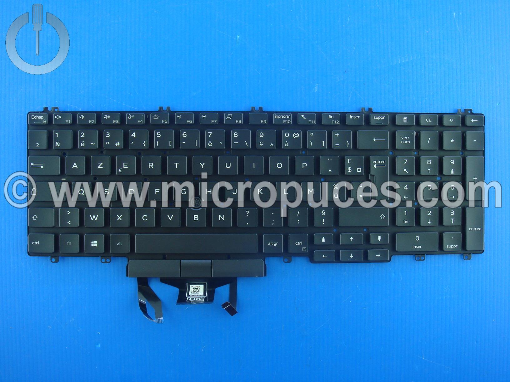 Clavier AZERTY pour Dell Precision 3550