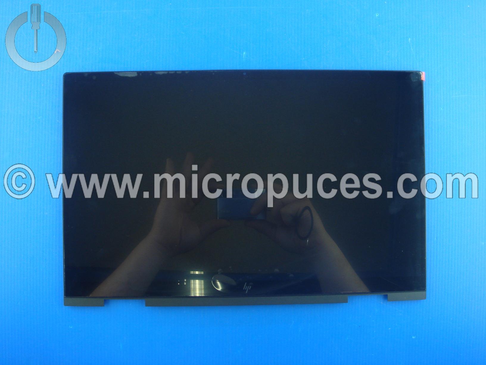 Module Ecran FHD + vitre tactile pour HP Envy 15-ee ou 15-es noire