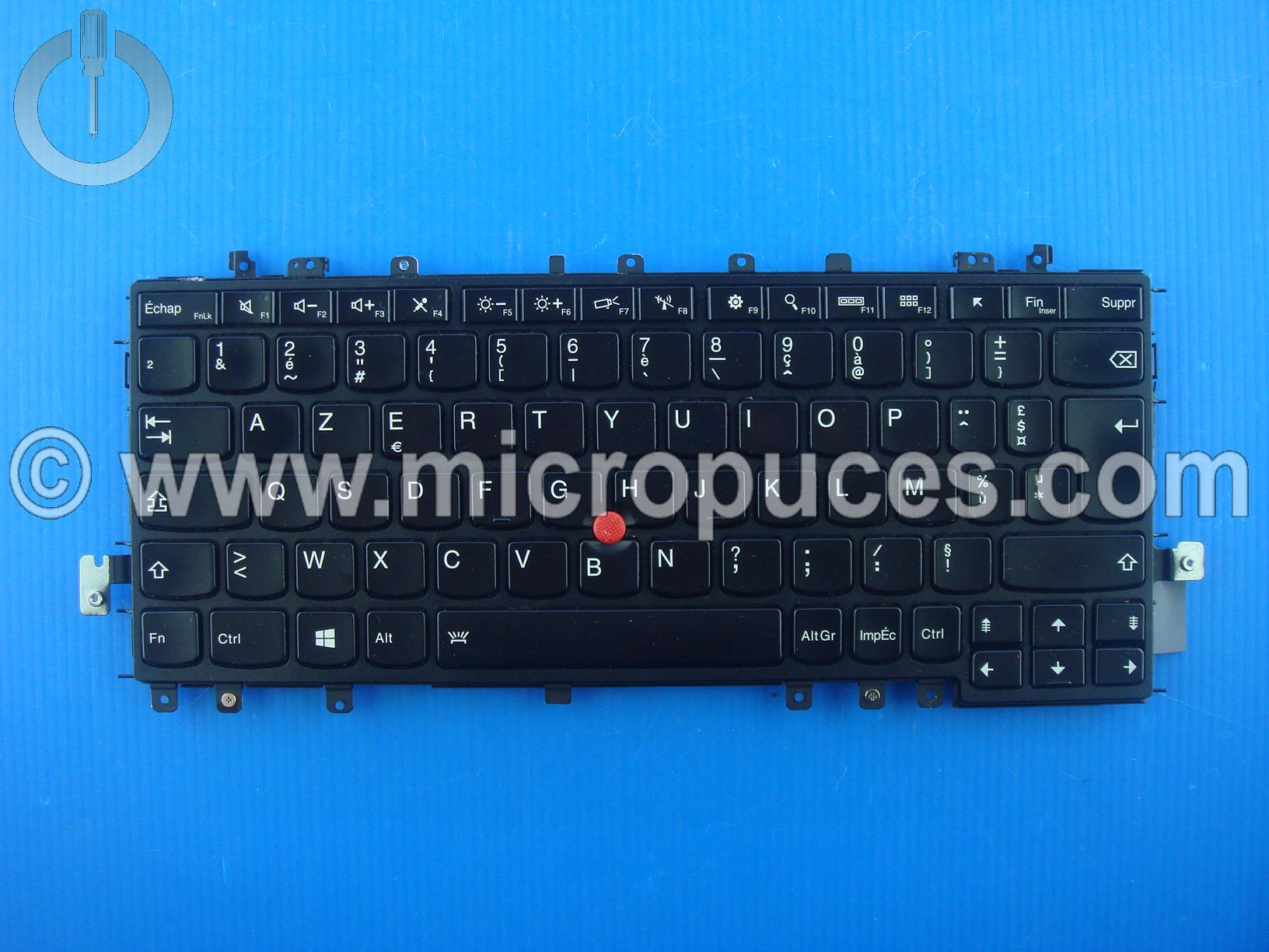 Clavier AZERTY pour LENOVO Yoga 12 Yoga 20 - Thinkpad S1