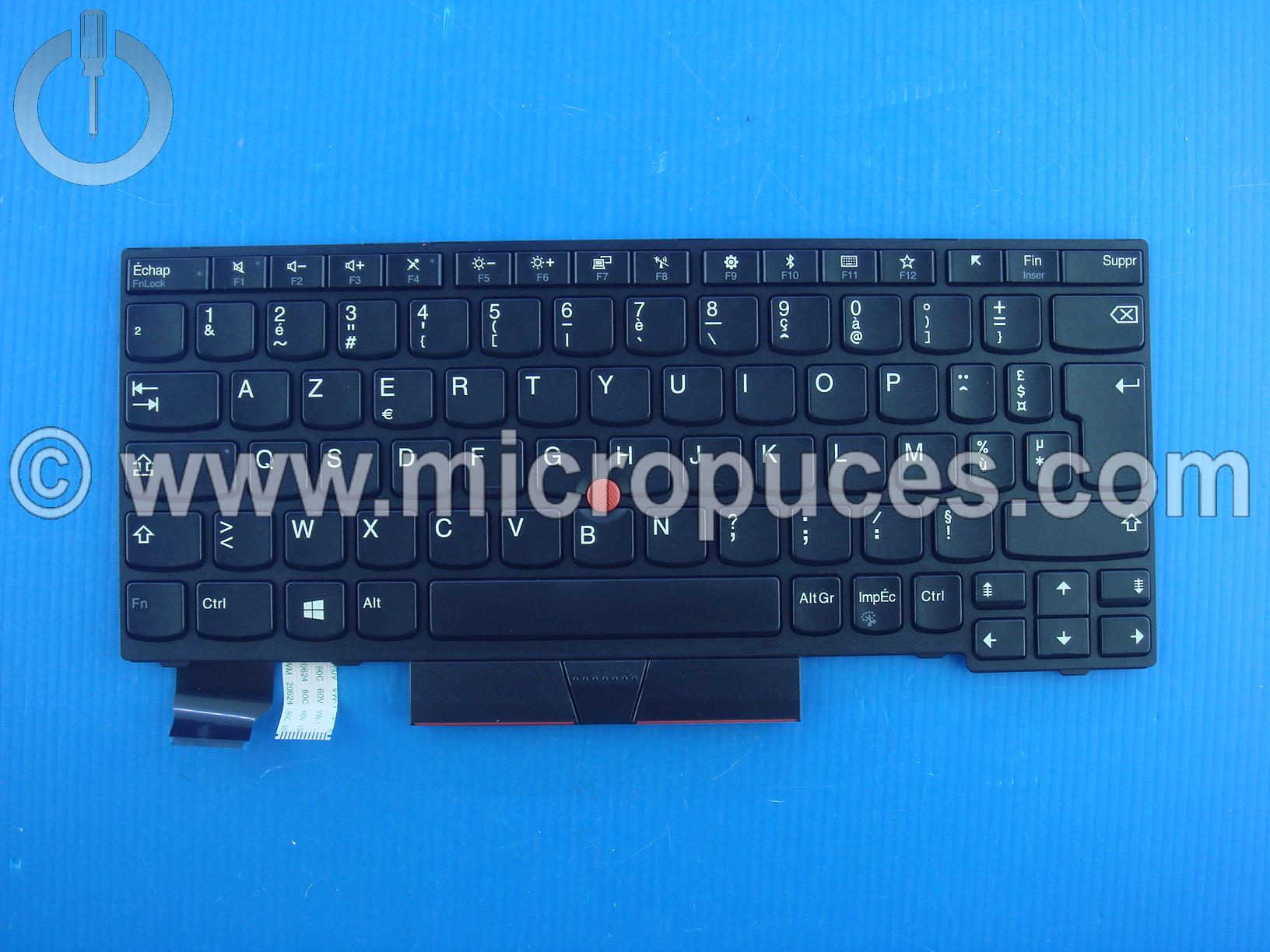 Clavier AZERTY pour LENOVO ThinkPad X280