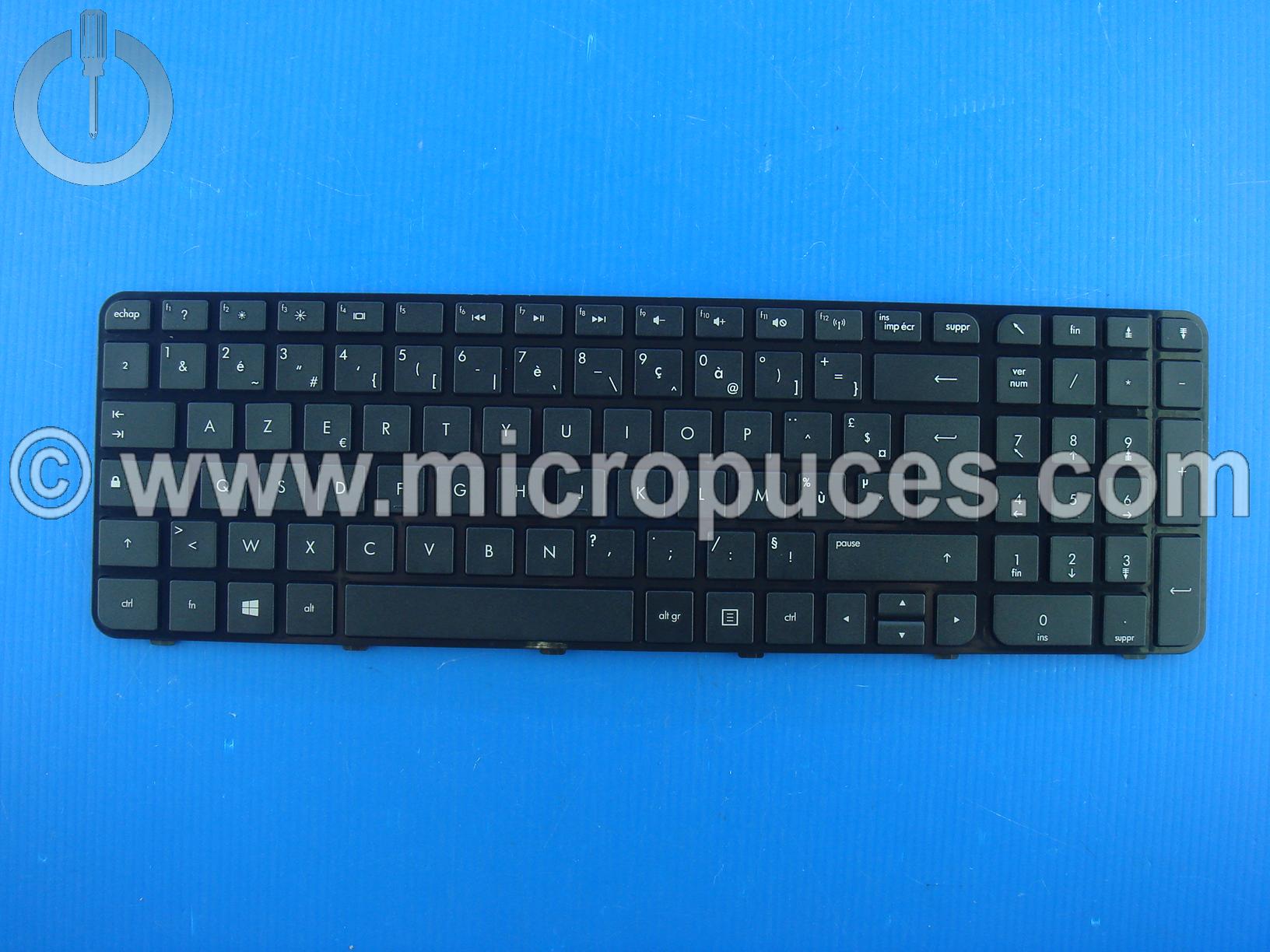 Clavier NEUF AZERTY noir pour HP Pavilion G6-2XXX