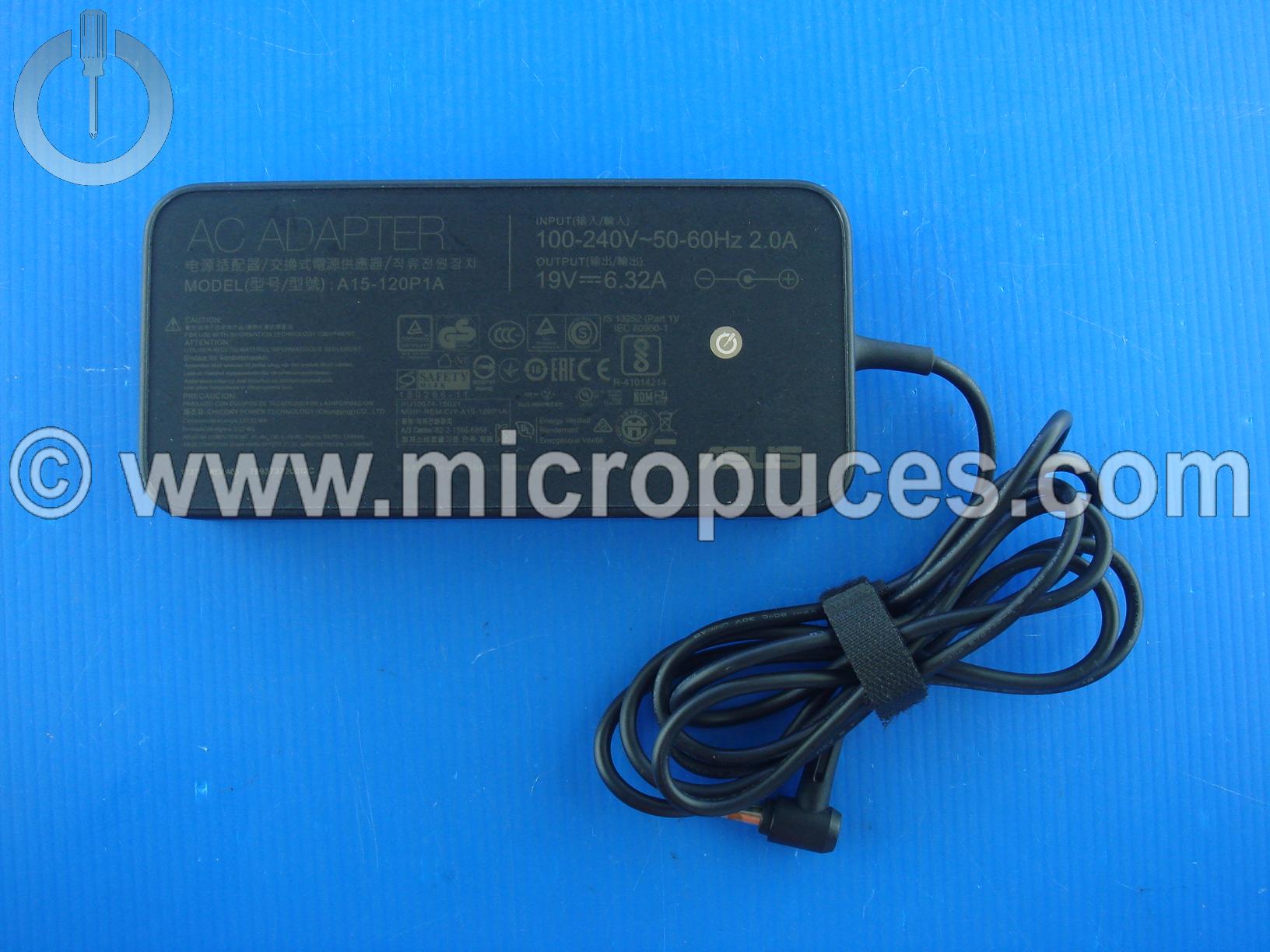 Chargeur Alimentation 19V 6.32A Pour ASUS et PACKARD BELL