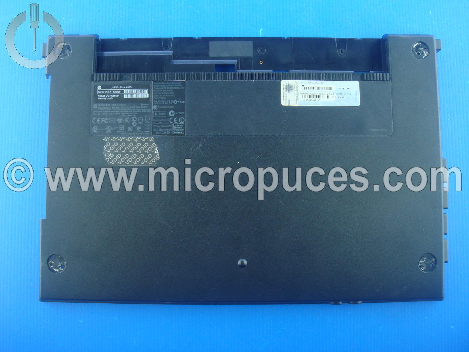 Plasturgie de dessous pour HP probook 4525S