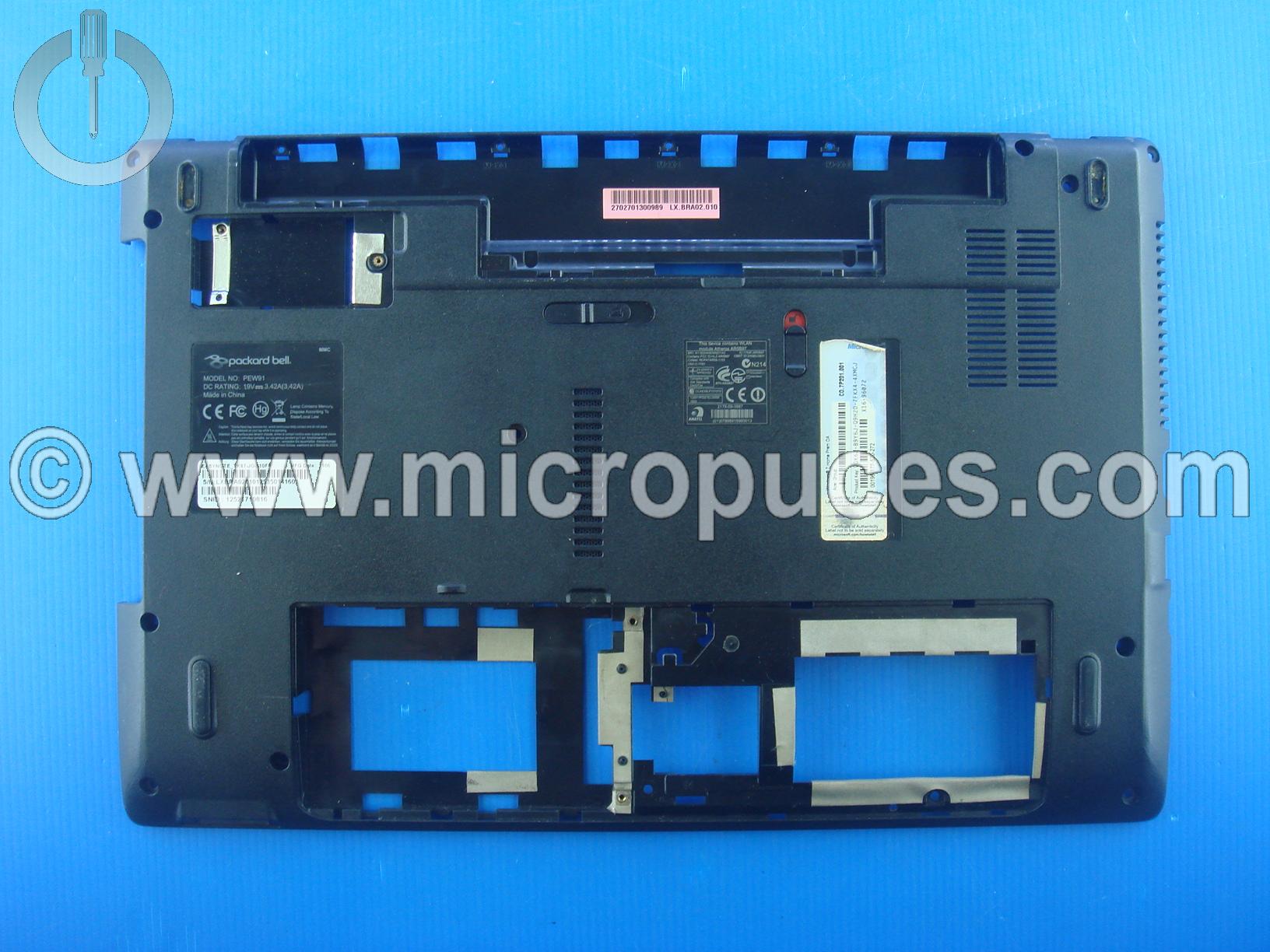 Plasturgie de dessous Packard Bell EasyNote TK87