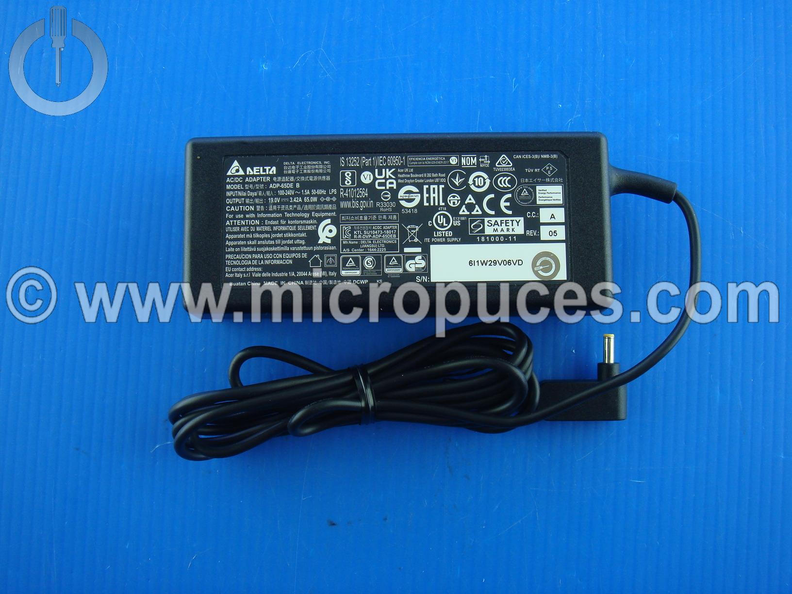 Chargeur pour Acer TravelMate TMP414-51