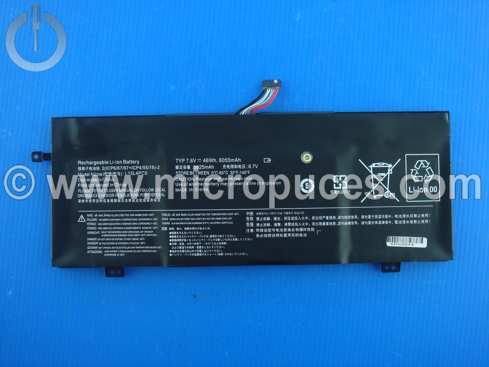 Batterie pour Lenovo IdeaPad 710S-13ISK