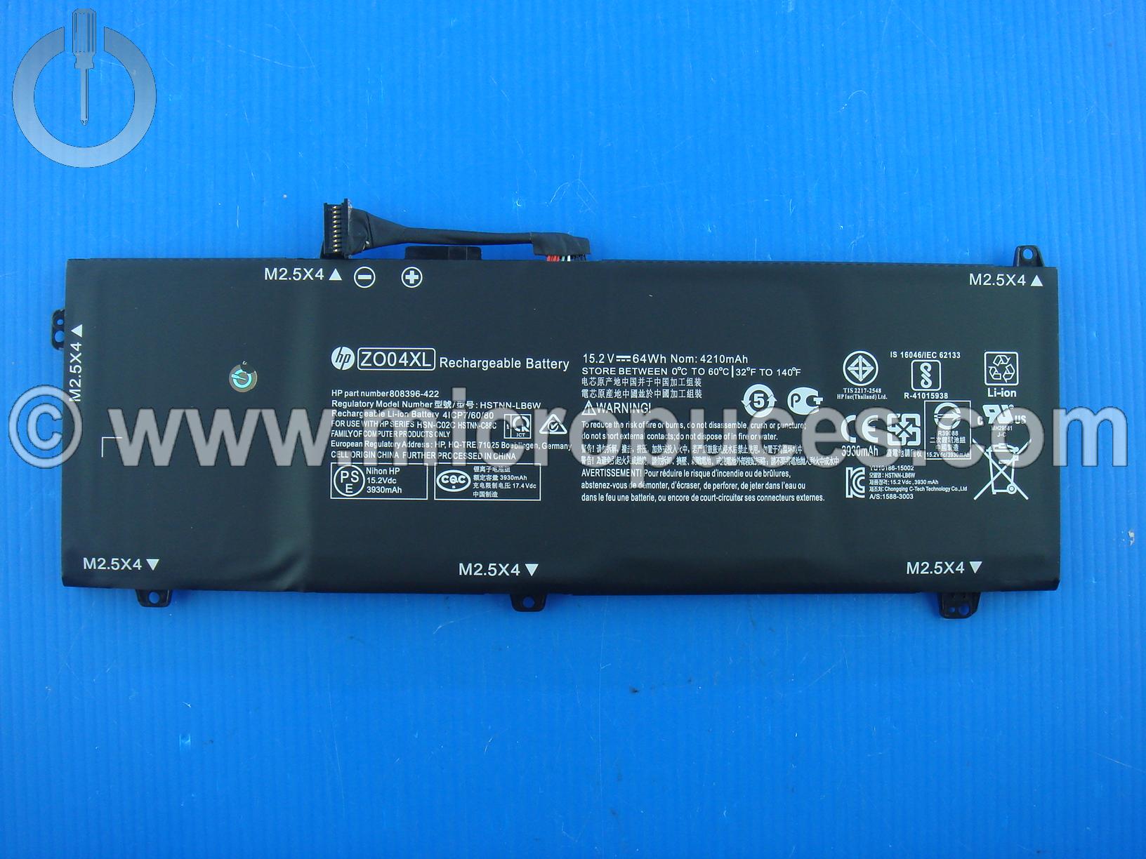 Batterie d'origine pour HP Zbook G3