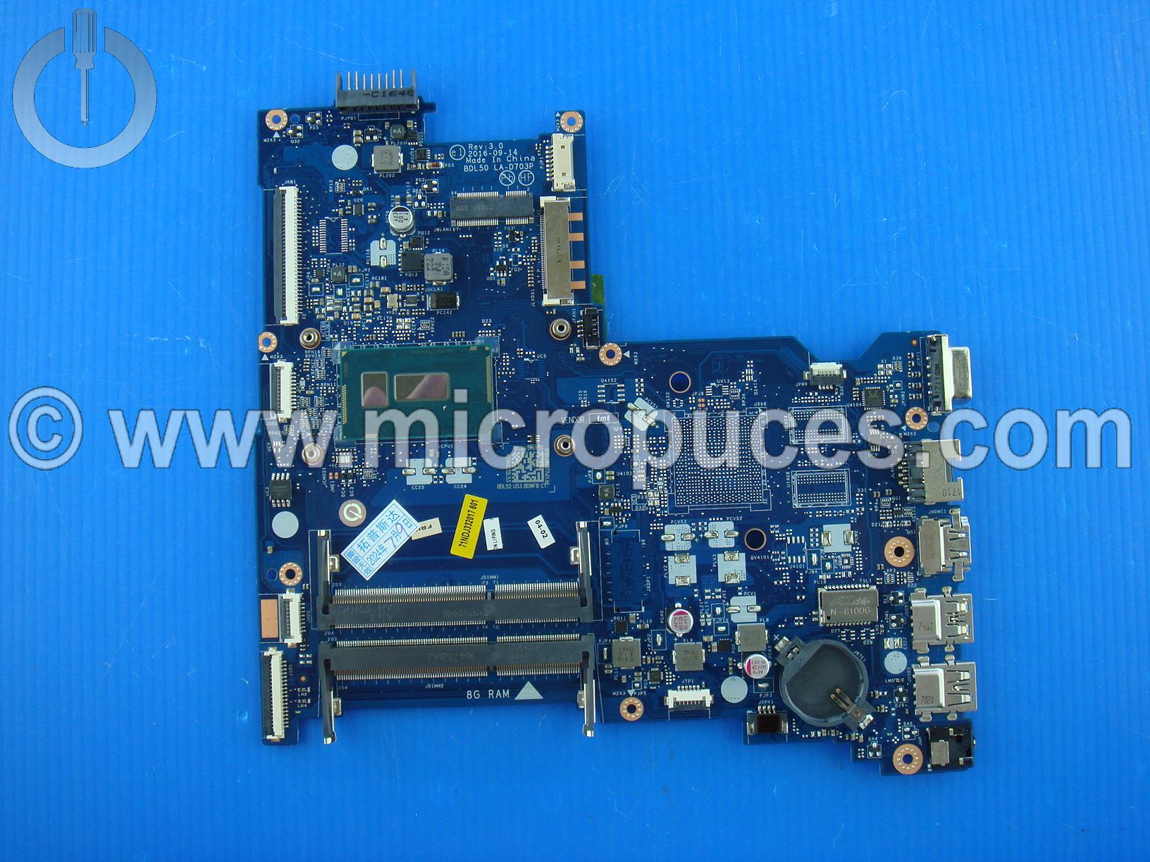 Carte mre pour HP Pavilion 15-ay ou 250 G4