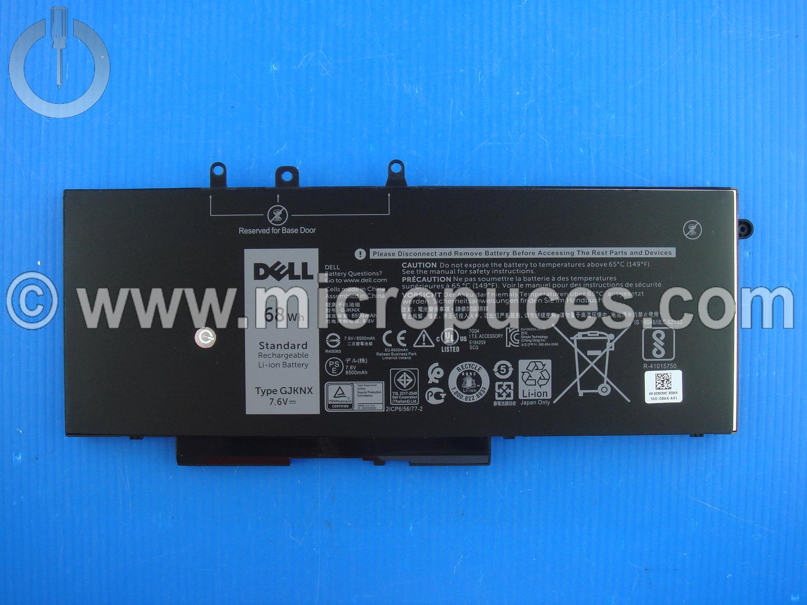 Batterie pour DELL Latitude 5490