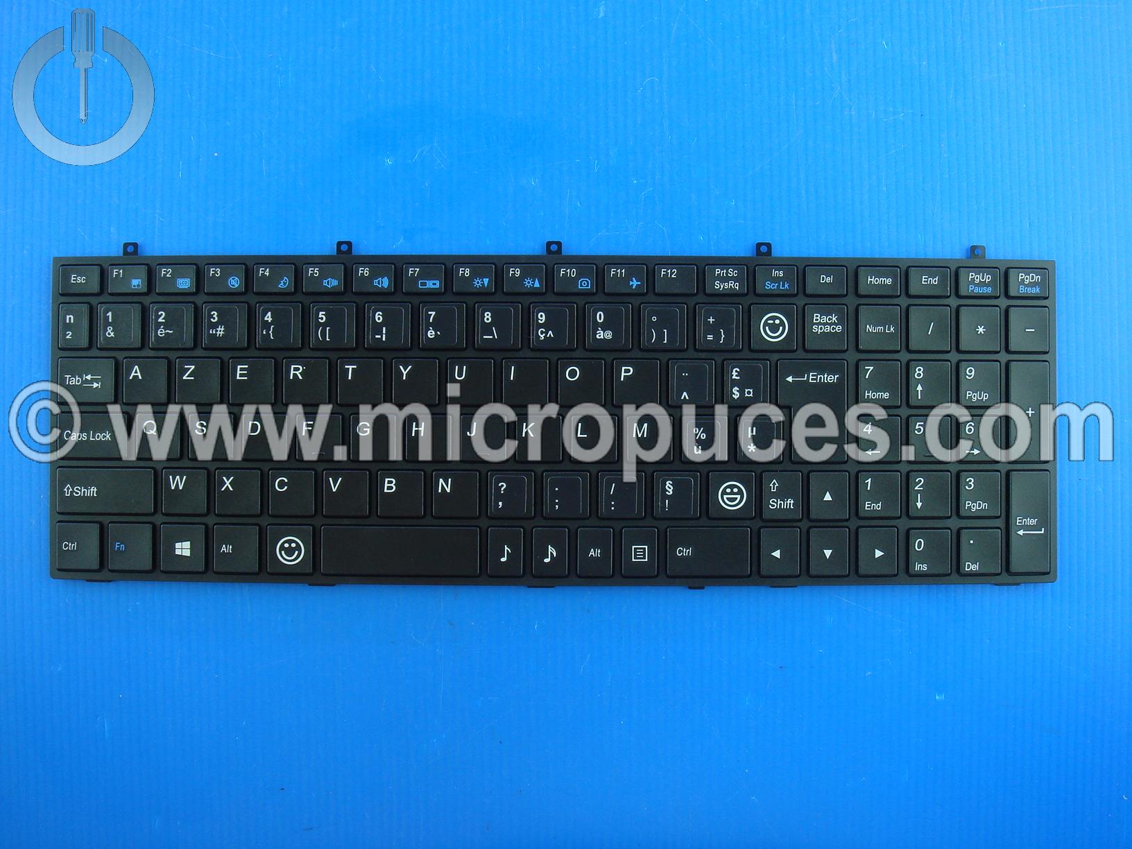 Clavier pour CLEVO W670 W350 W370 (vinyle)