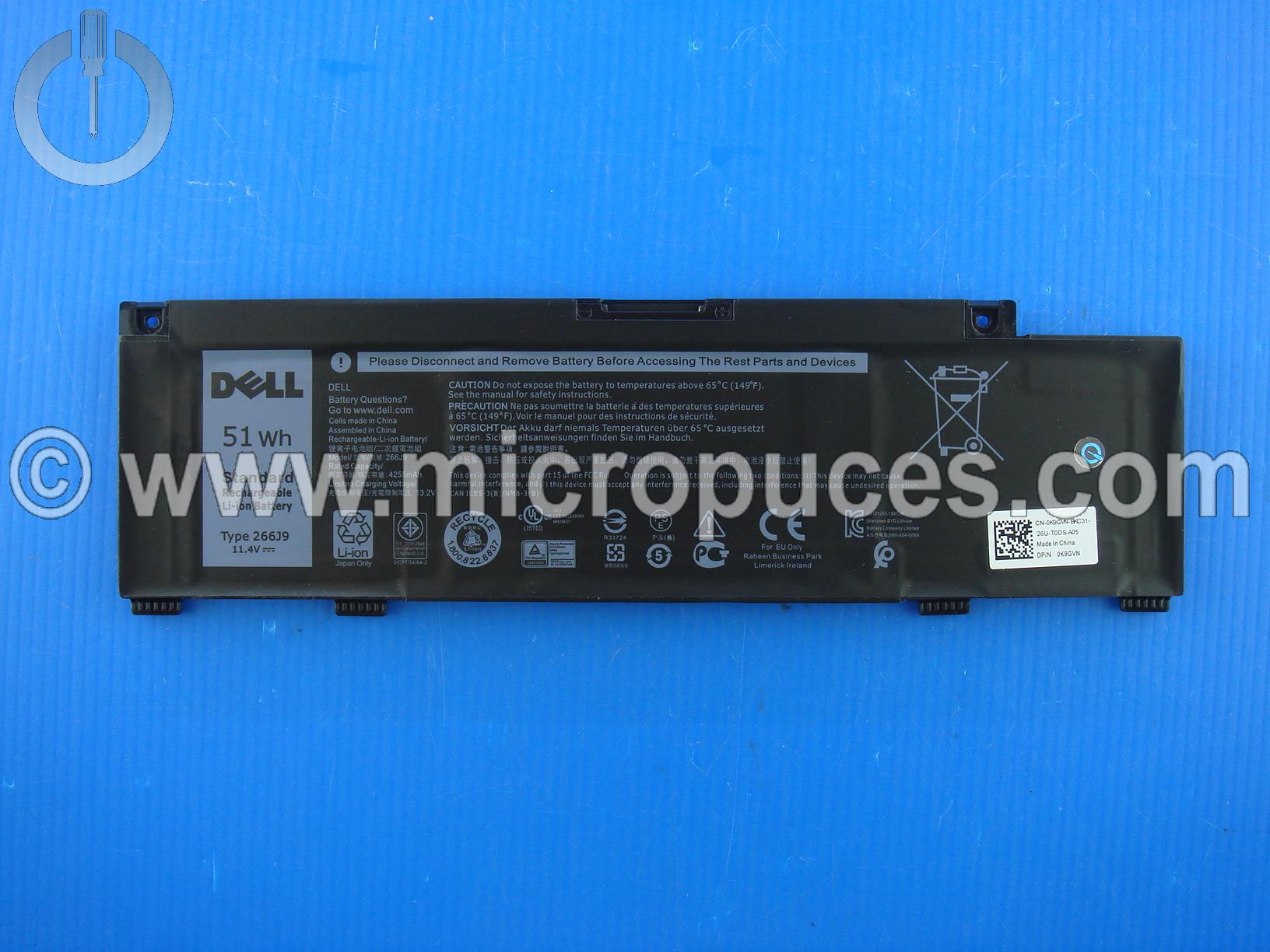 Batterie pour DELL G3-3590