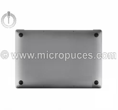 Plasturgie de dessous gris sidral pour MacBook Air 13″ M1 A2337 (2020)