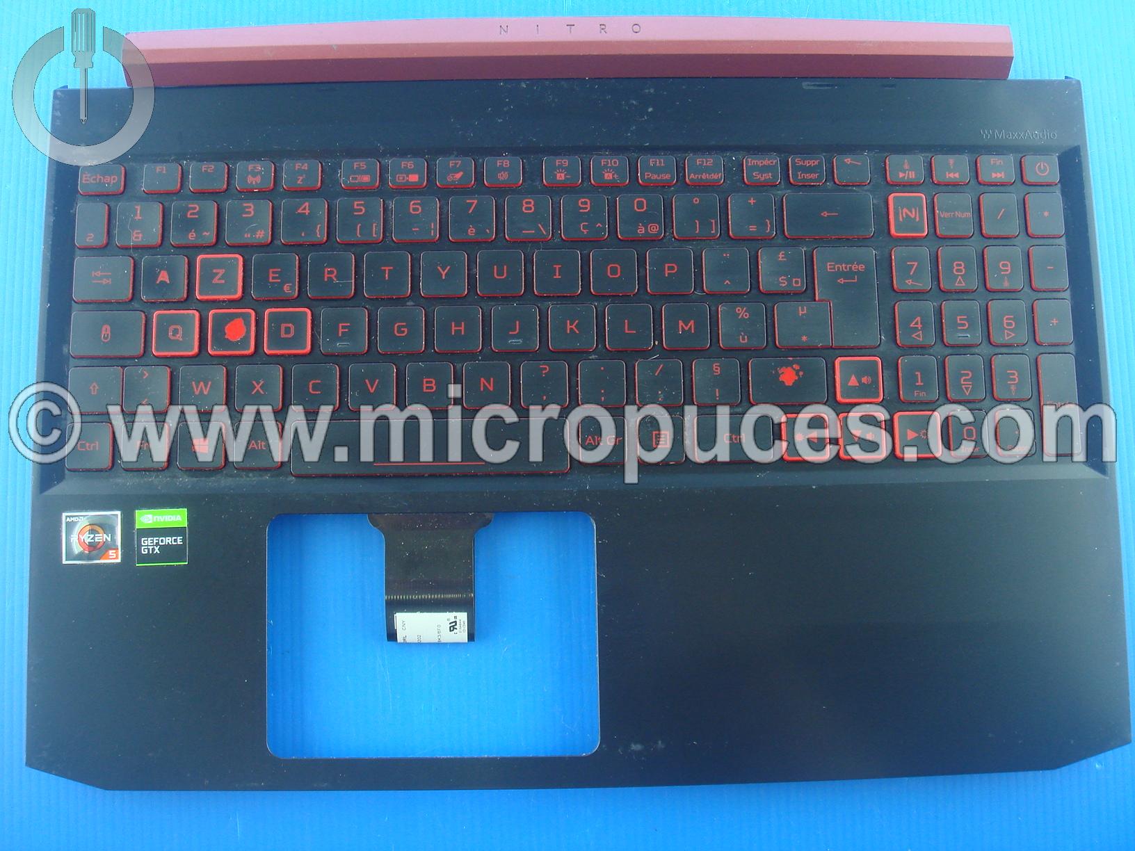 Clavier + plasturgie de dessus pour ACER Aspire AN515-43 ( GTX1650 )