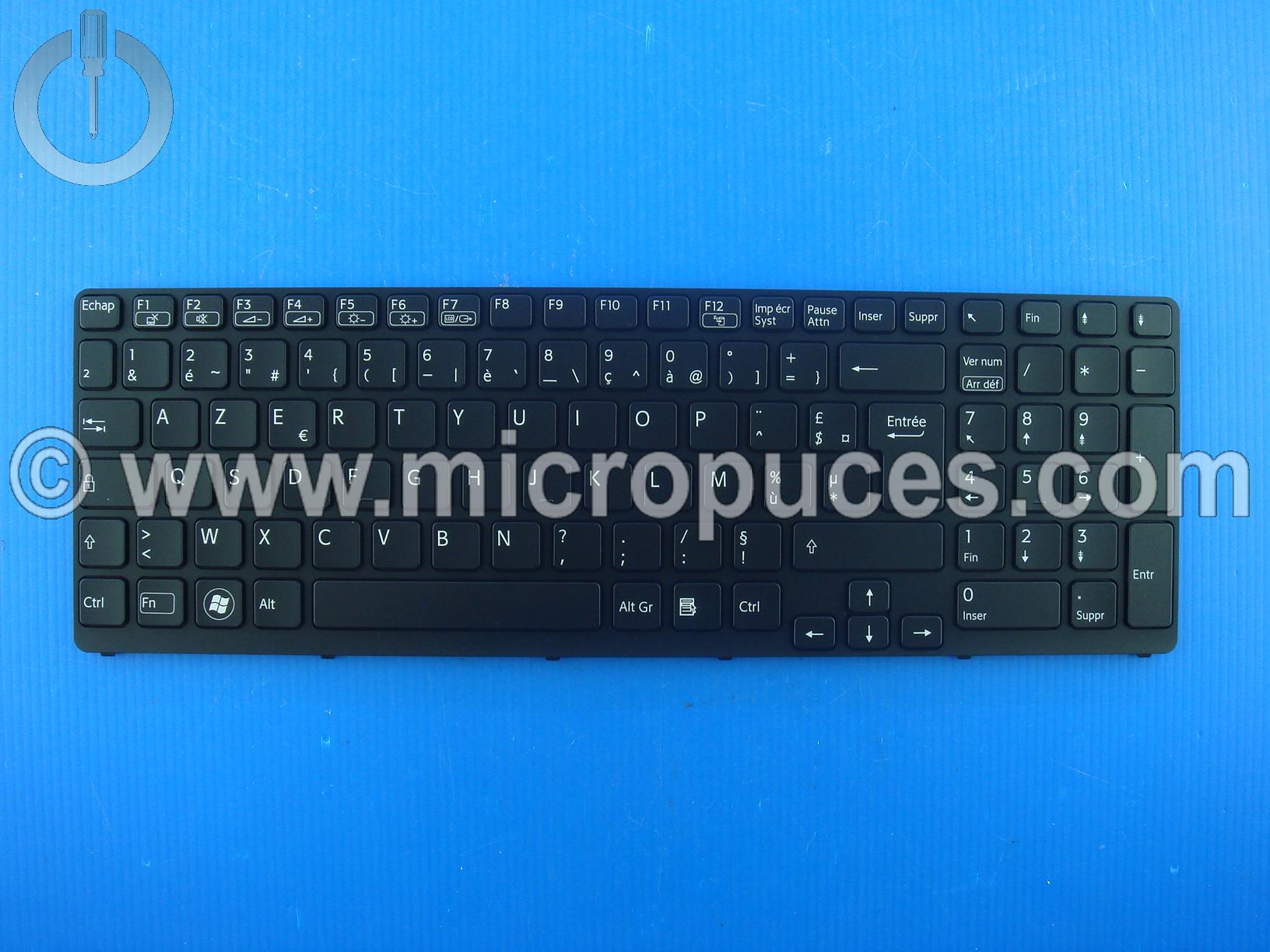 Clavier NEUF AZERTY noir pour SONY SVE171