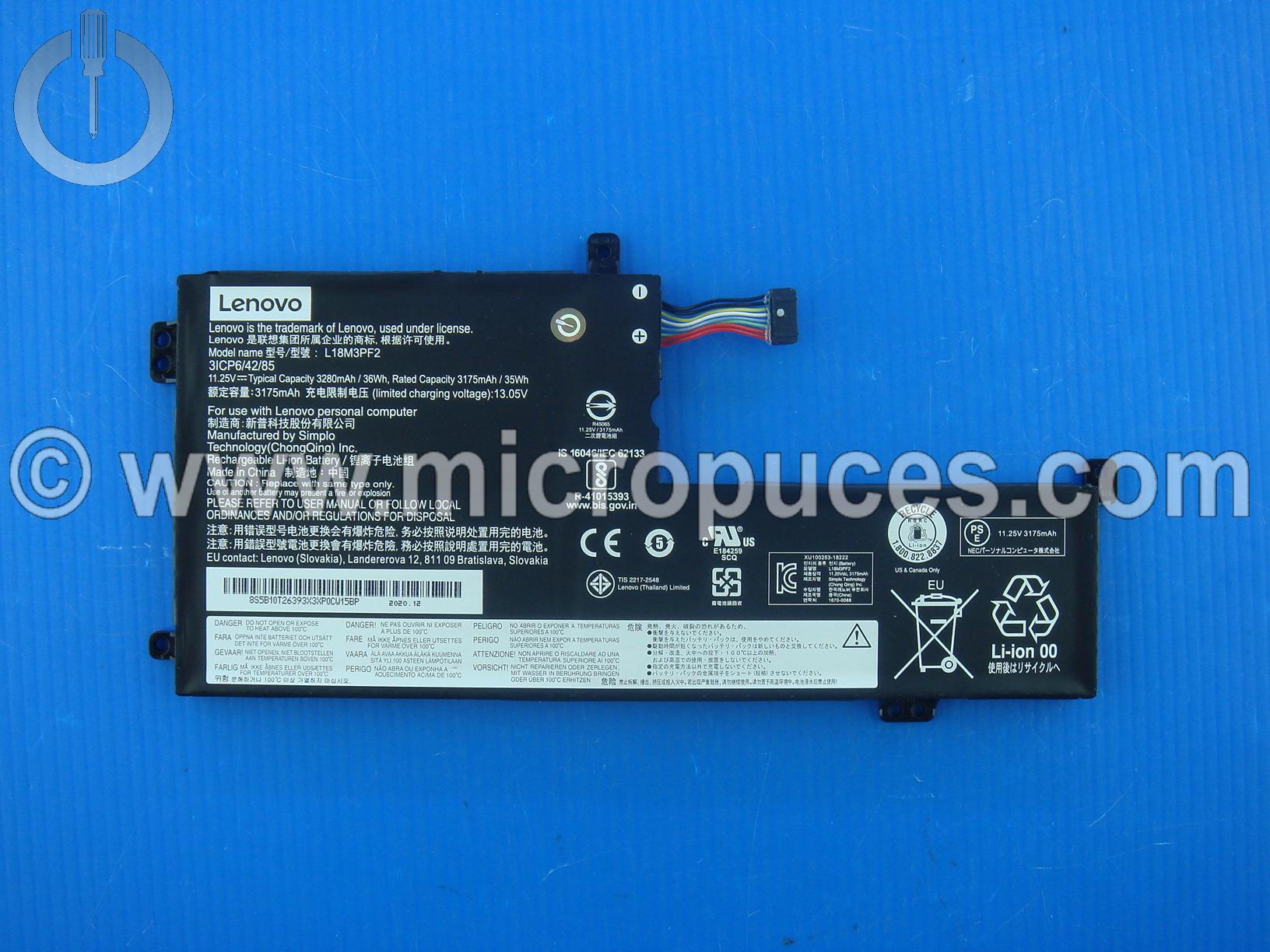 Batterie pour Lenovo IdeaPad L340-15API