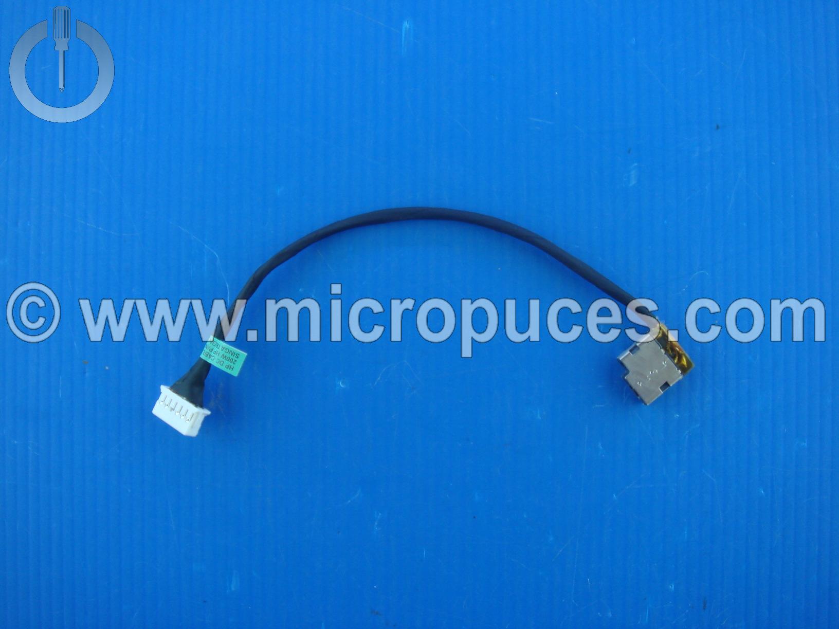 Cable d'alimentation pour HP Pavilion 15-DK