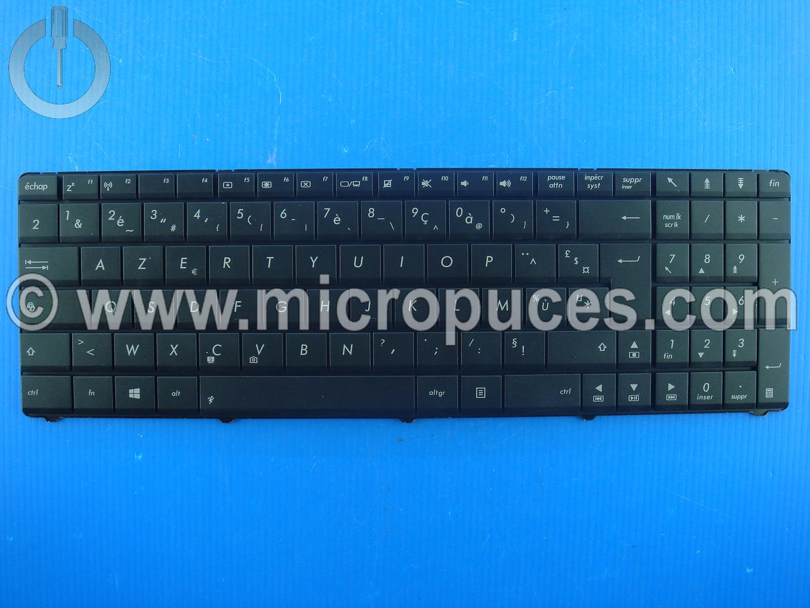 Clavier NEUF AZERTY pour ASUS N61 G51 G60 K53 (noir)