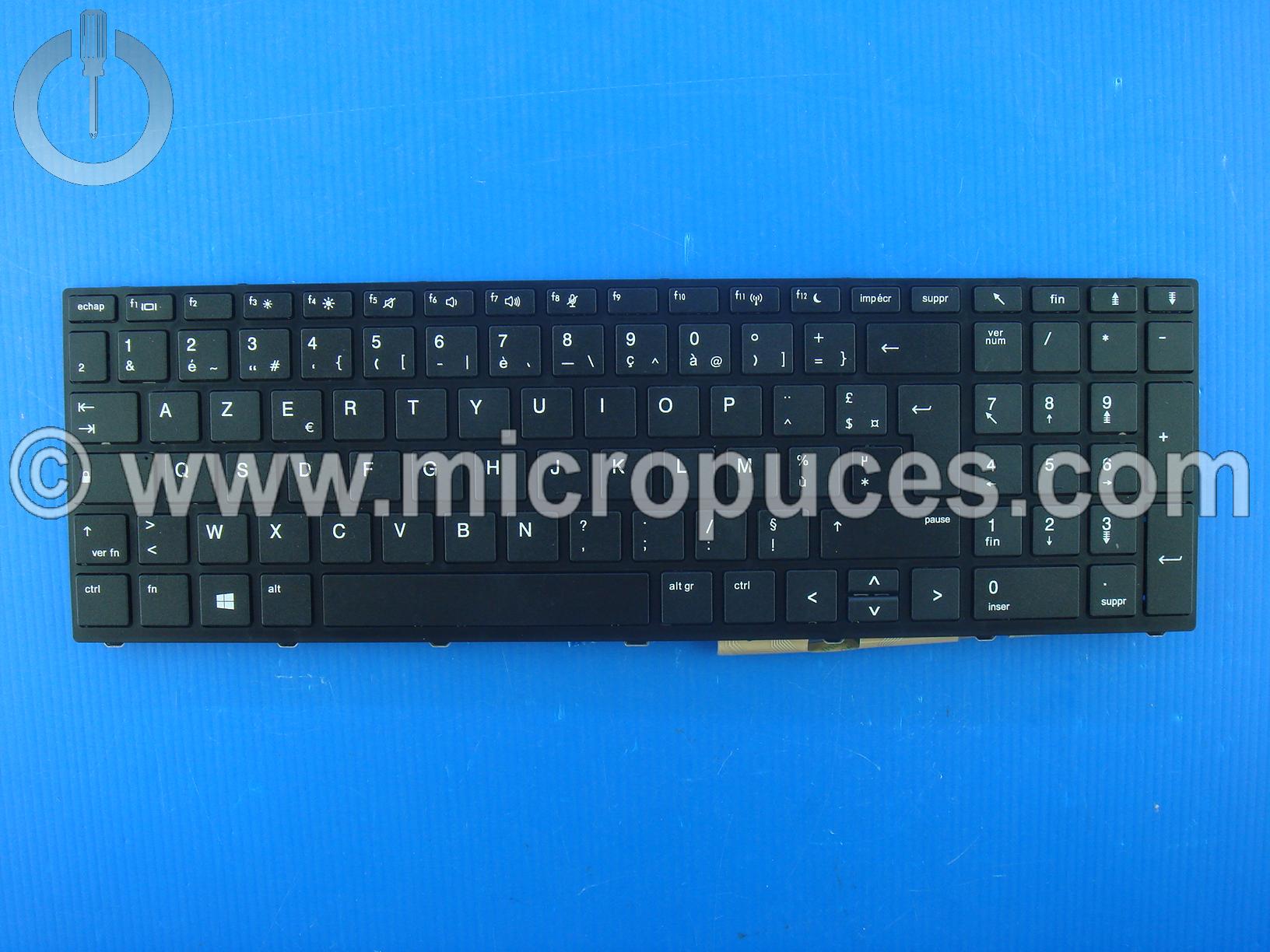 Clavier AZERTY HP pour Probook 650 G4