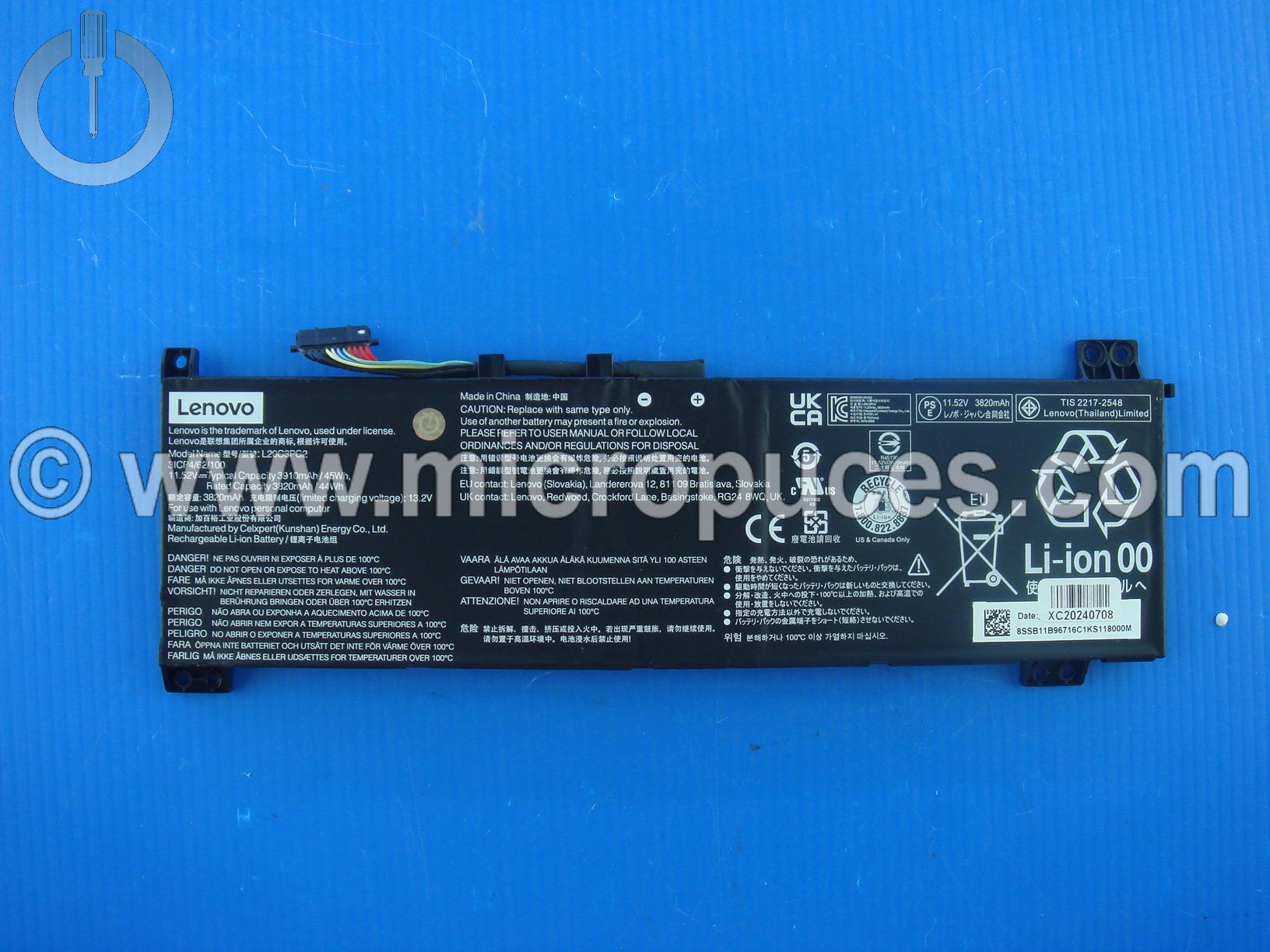 Batterie pour LENOVO IdeaPad Gaming 3-15ACH6