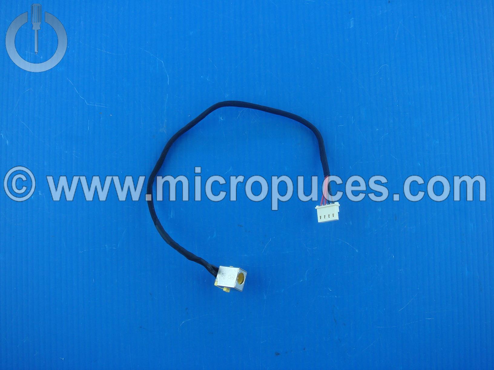 Cable alimentation pour carte mre de Packard Bell Easynote LV44 et Aspire V3