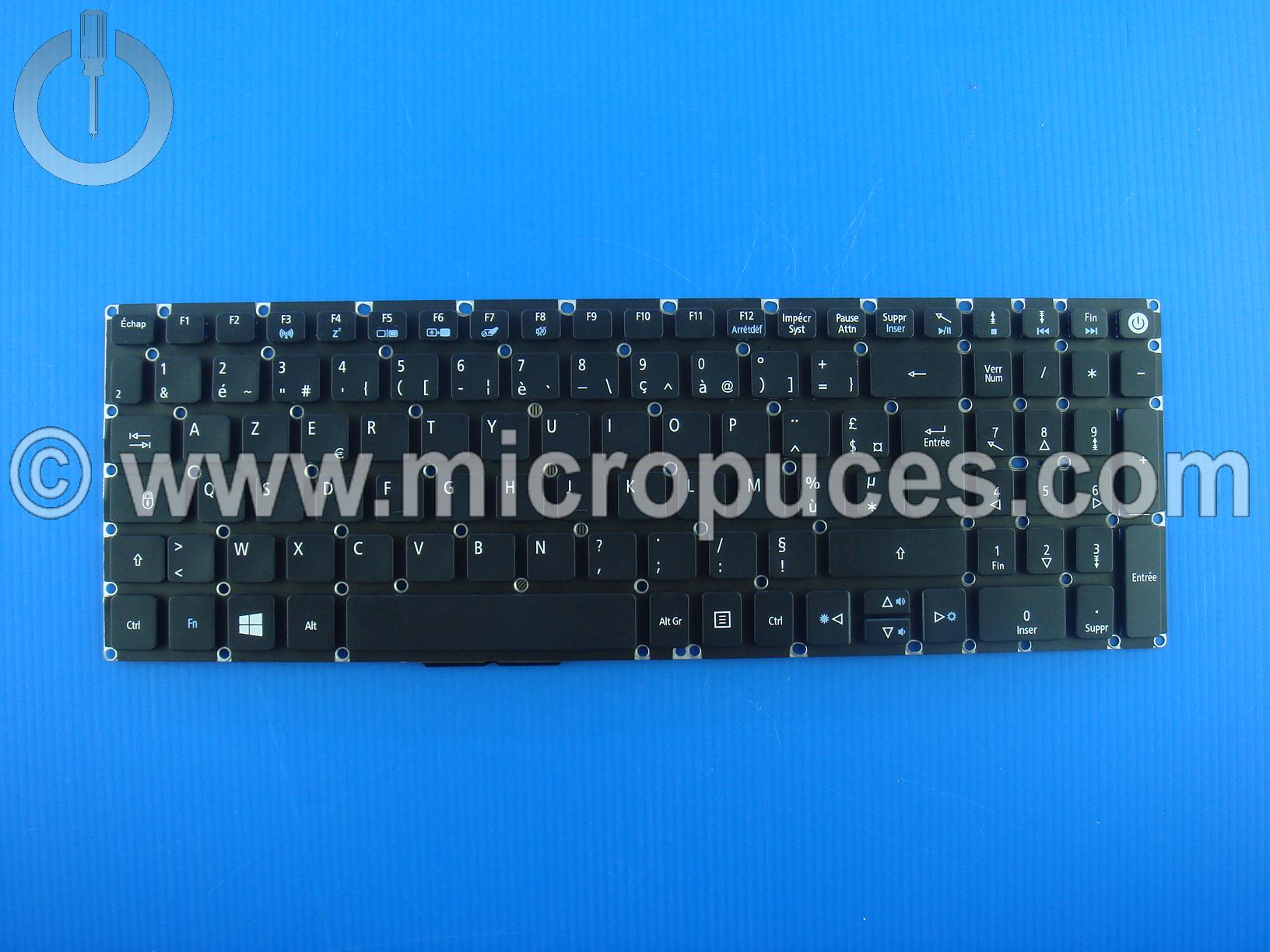 clavier AZERTY NON rtro clair pour ACER Aspire A515-51