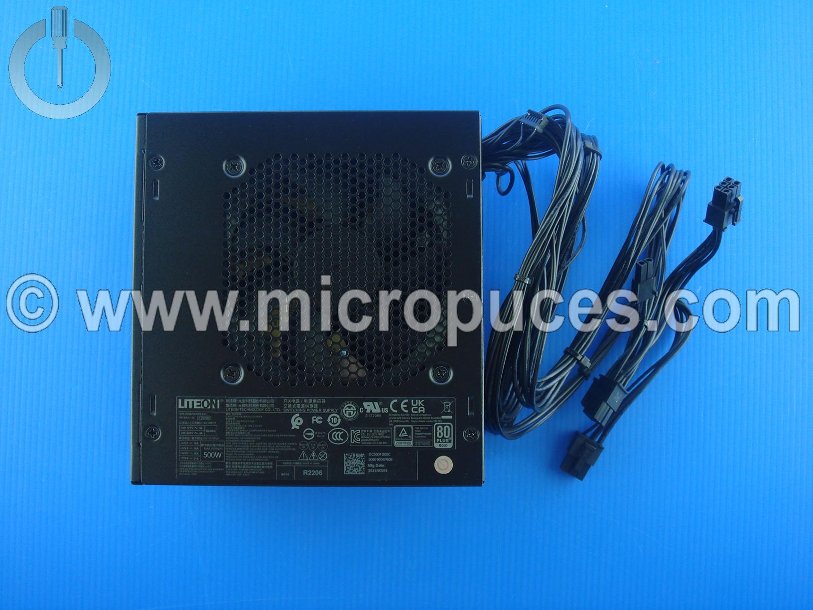 Alimentation 500W pour Acer Predator PO3-640