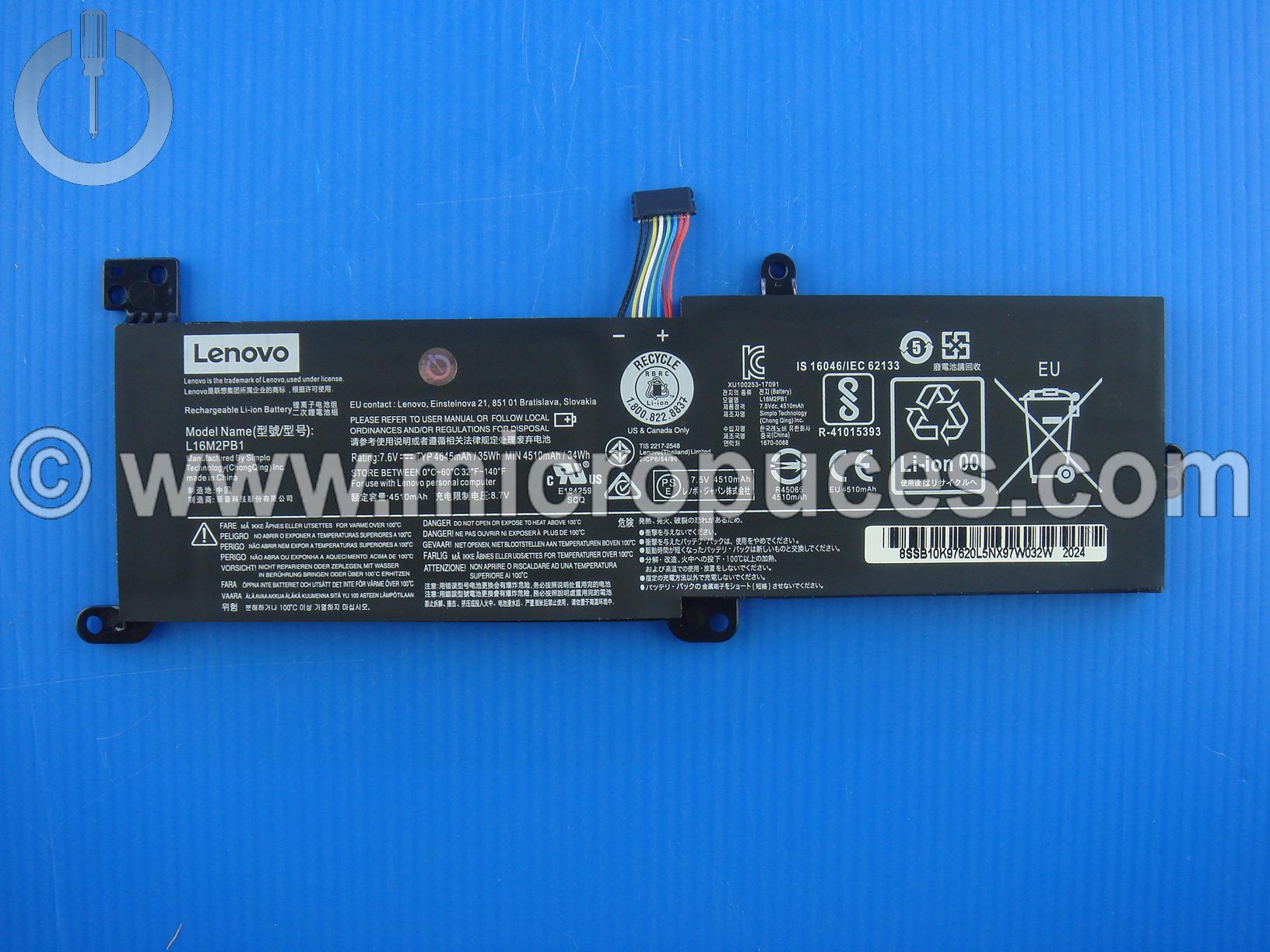 Batterie d'origine pour lenovo Ideapad 300-17