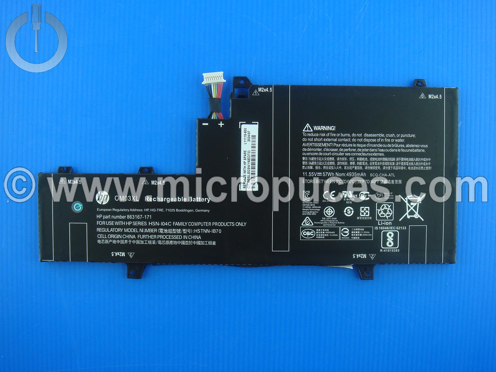 Batterie pour HP X360 1030 G2